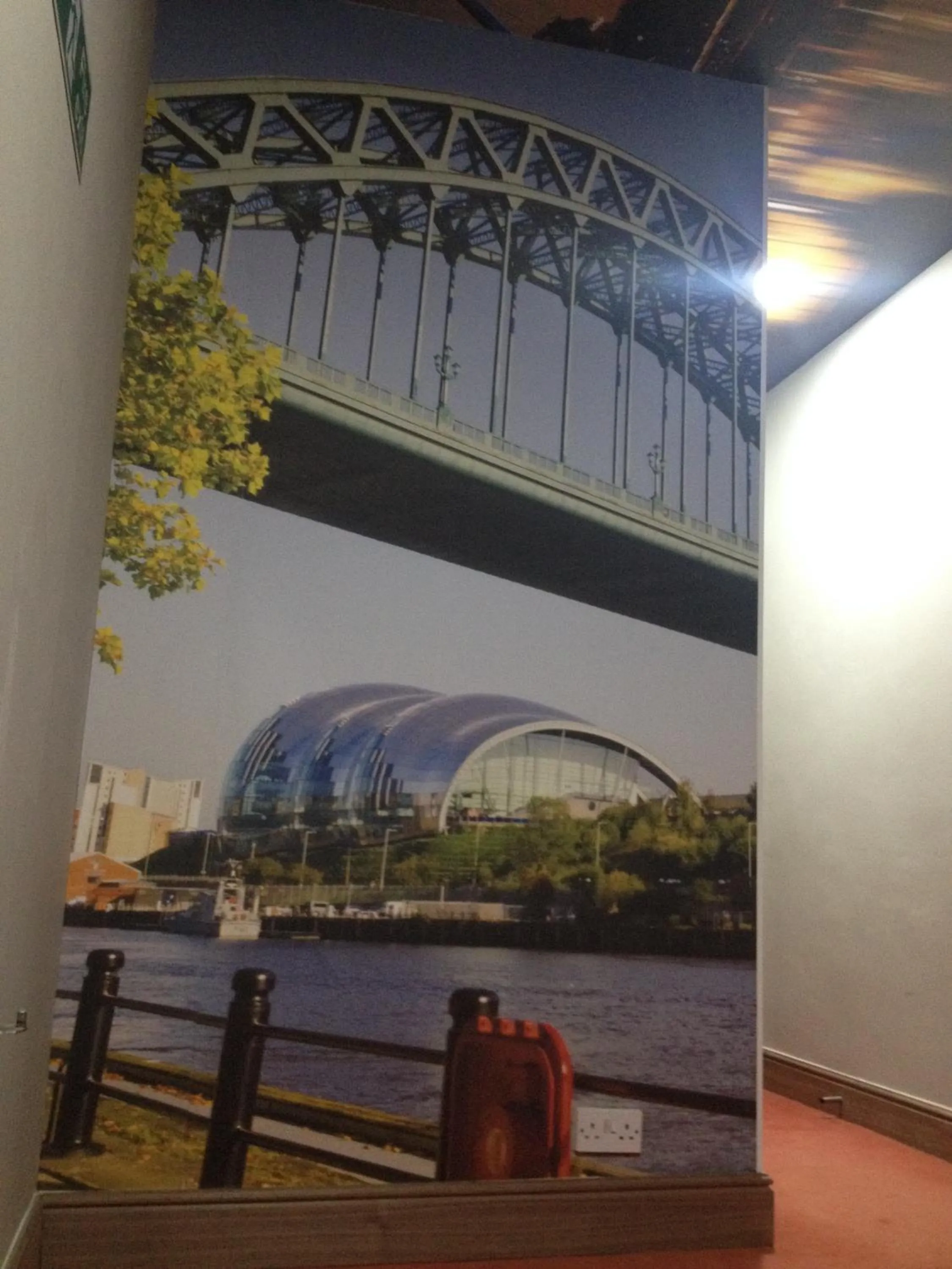 Communal lounge/ TV room in Grainger Hotel