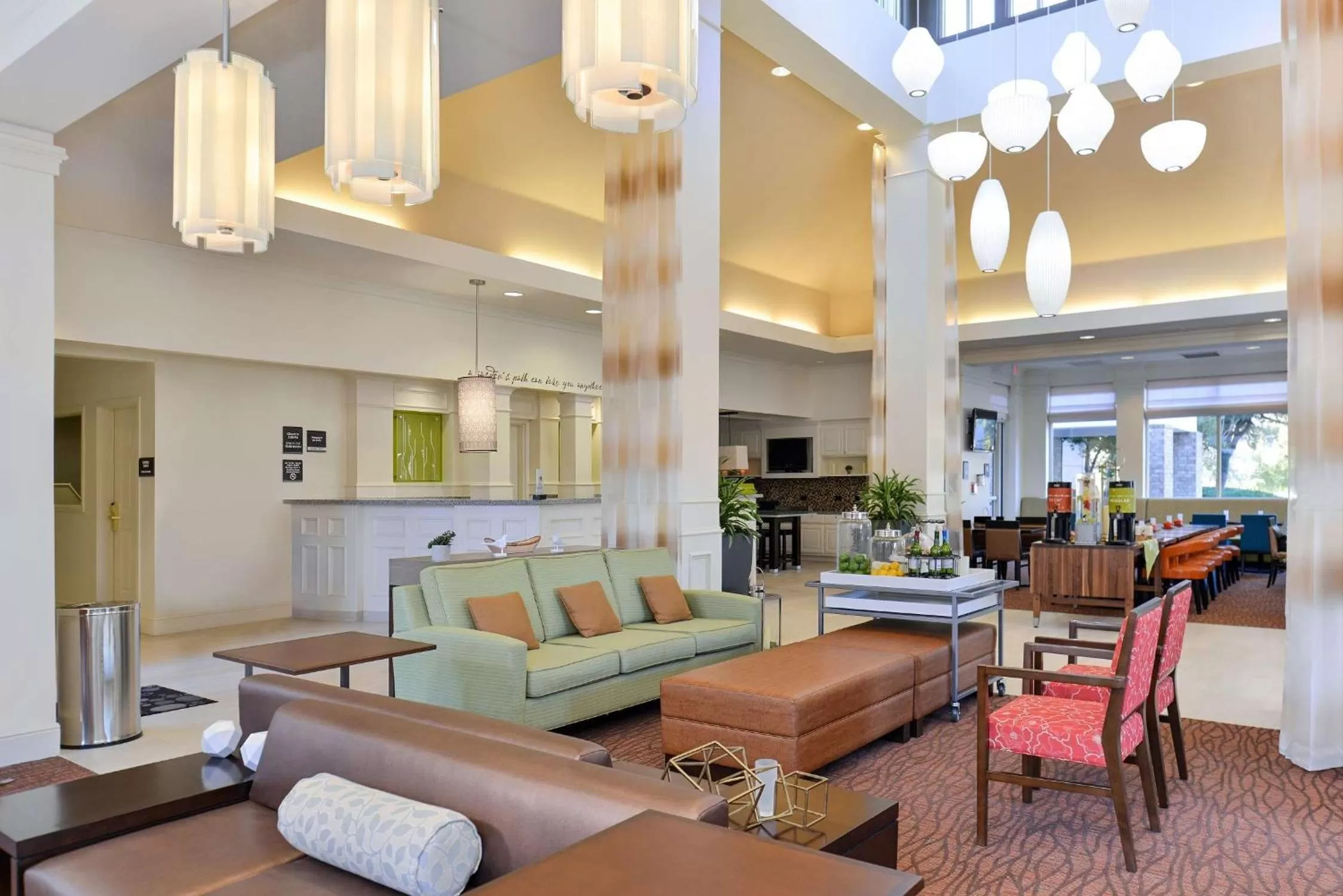 Lobby or reception in Hilton Garden Inn Addison