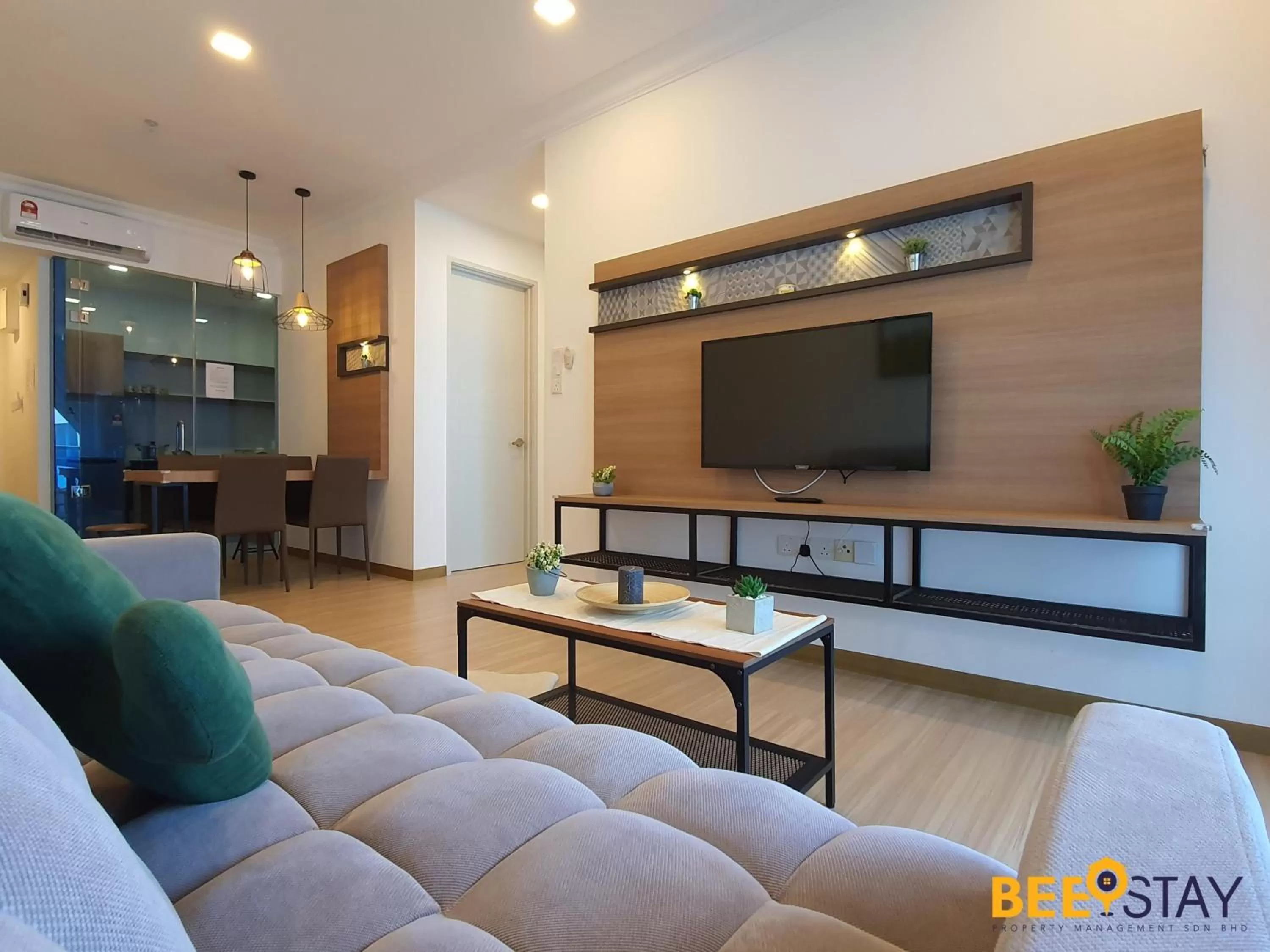 Seating Area in The Wave Suites Melaka by BEESTAY