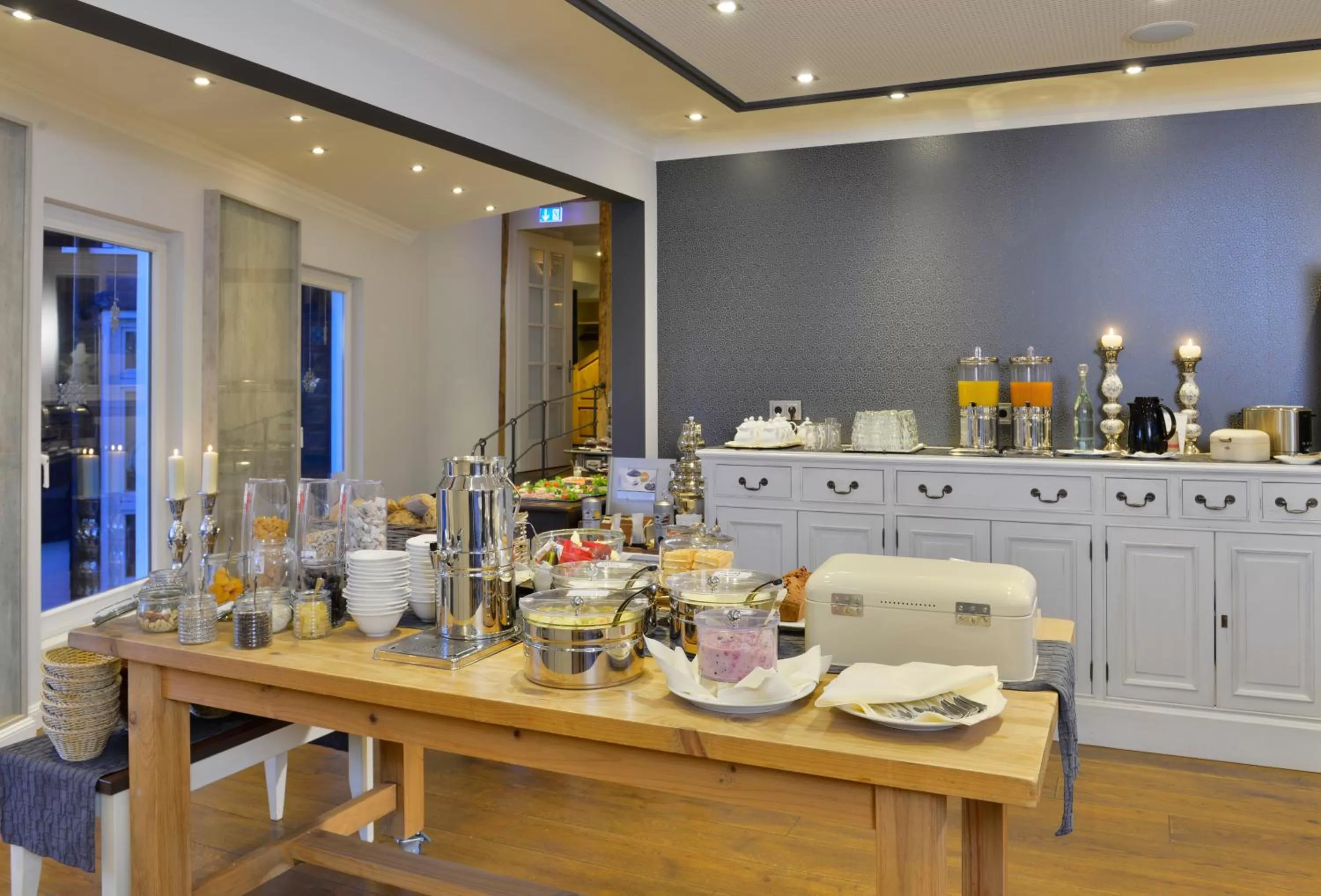 Continental breakfast in Hotel Alte Schule