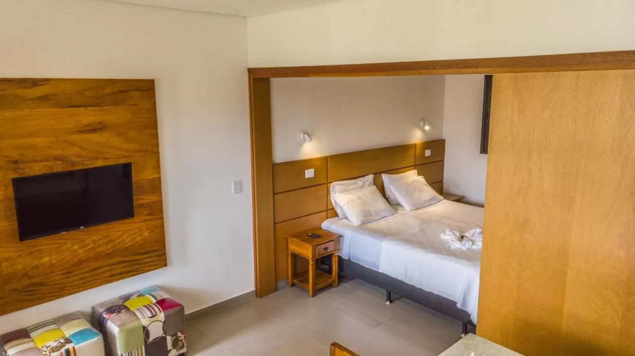 Bedroom, Bed in Pousada Ilha Vitoria