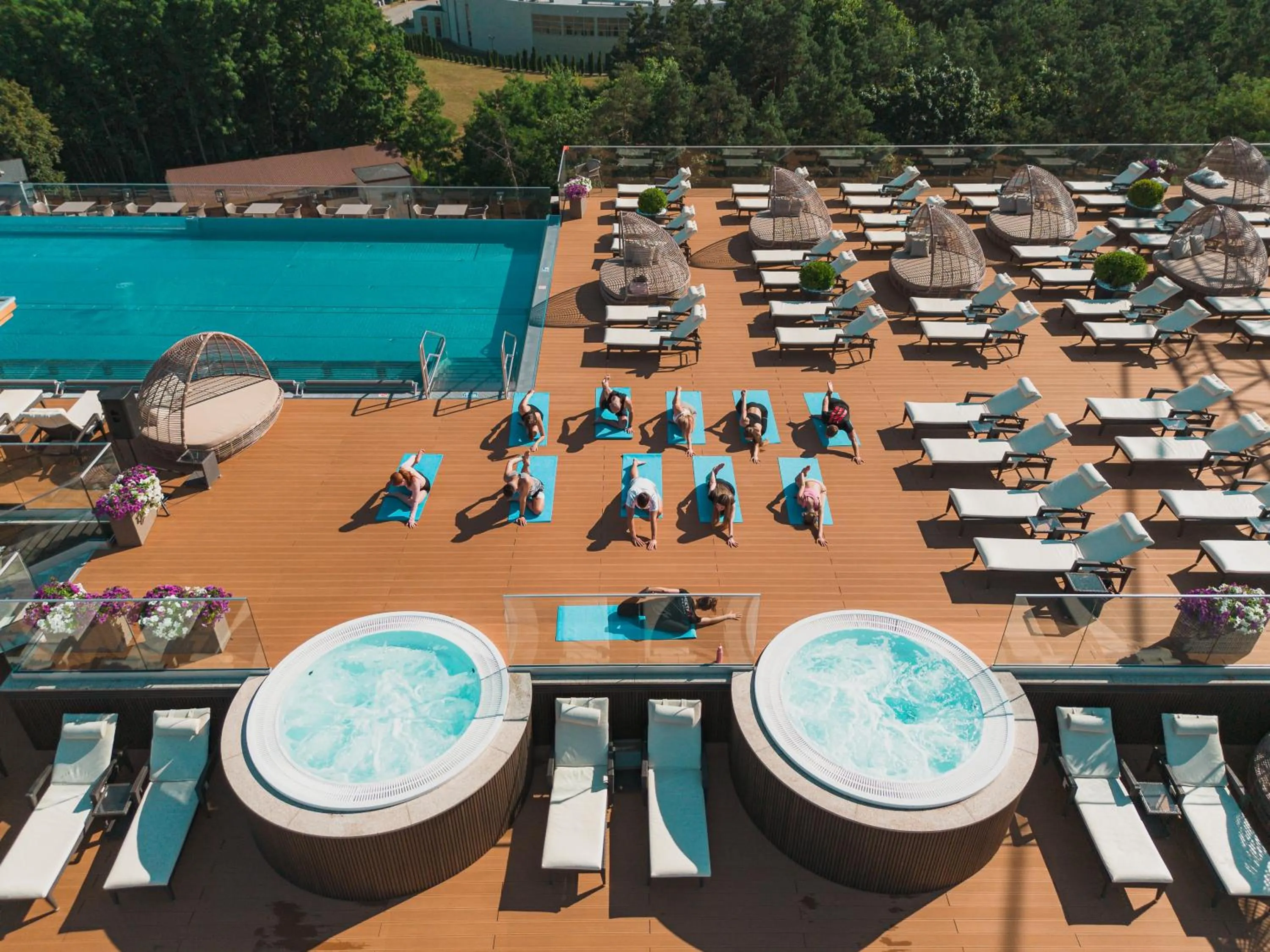 Swimming pool in Hotel Binkowski