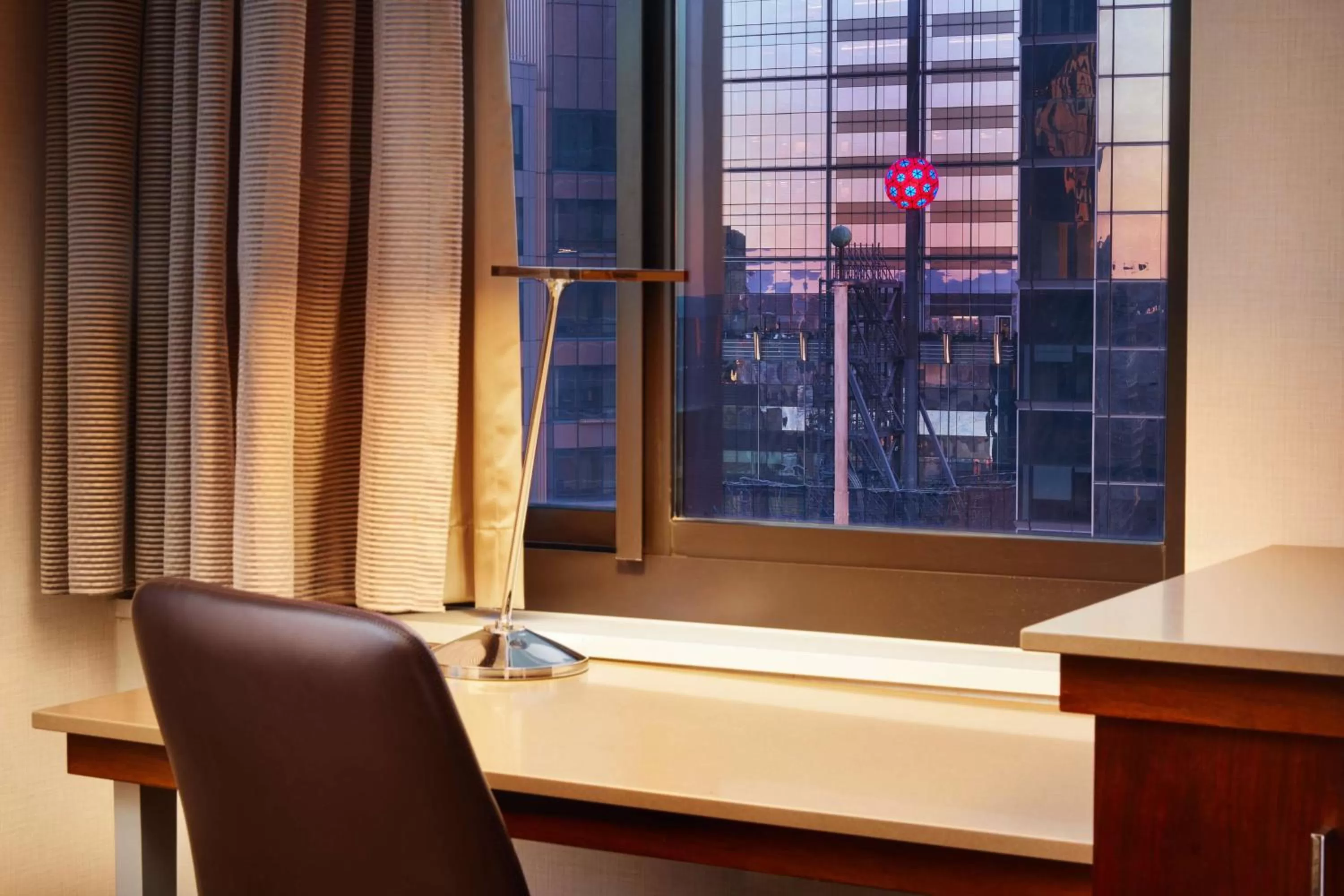 Bedroom in Hilton New York Times Square