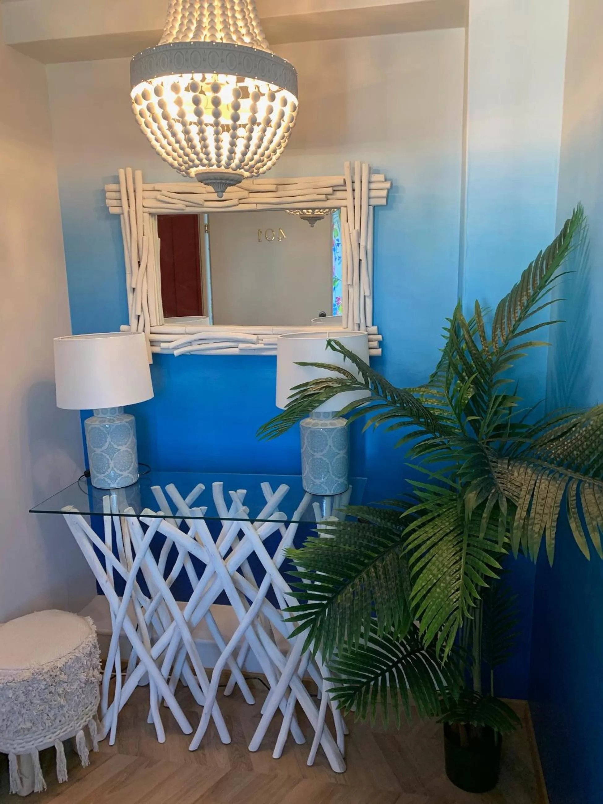 Decorative detail in The Henry Self Check-In Guesthouse