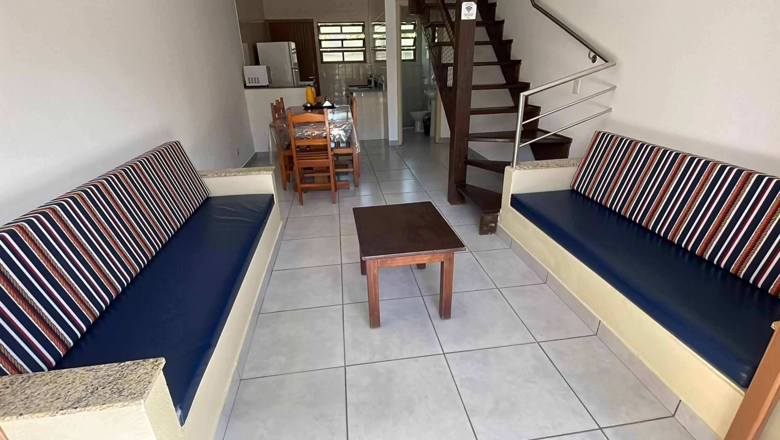 Living room in Pousada Ilha Vitoria