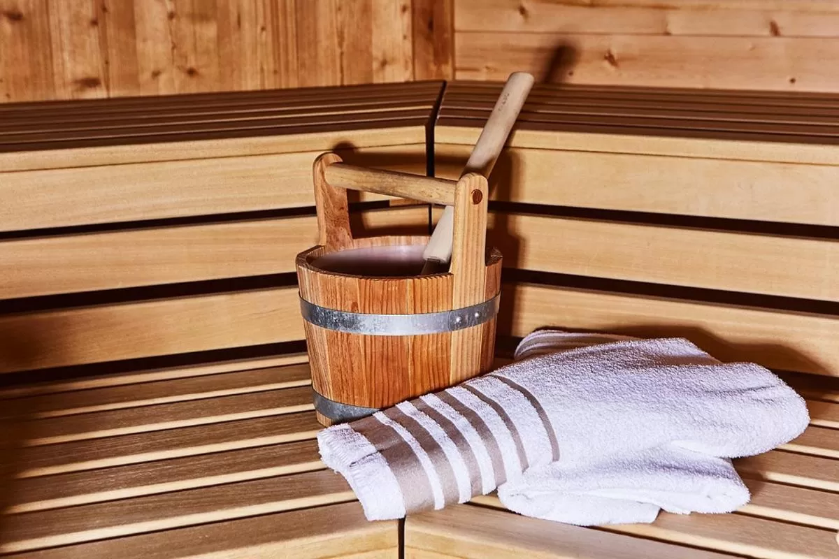 Sauna in Hotel Häuserl im Wald
