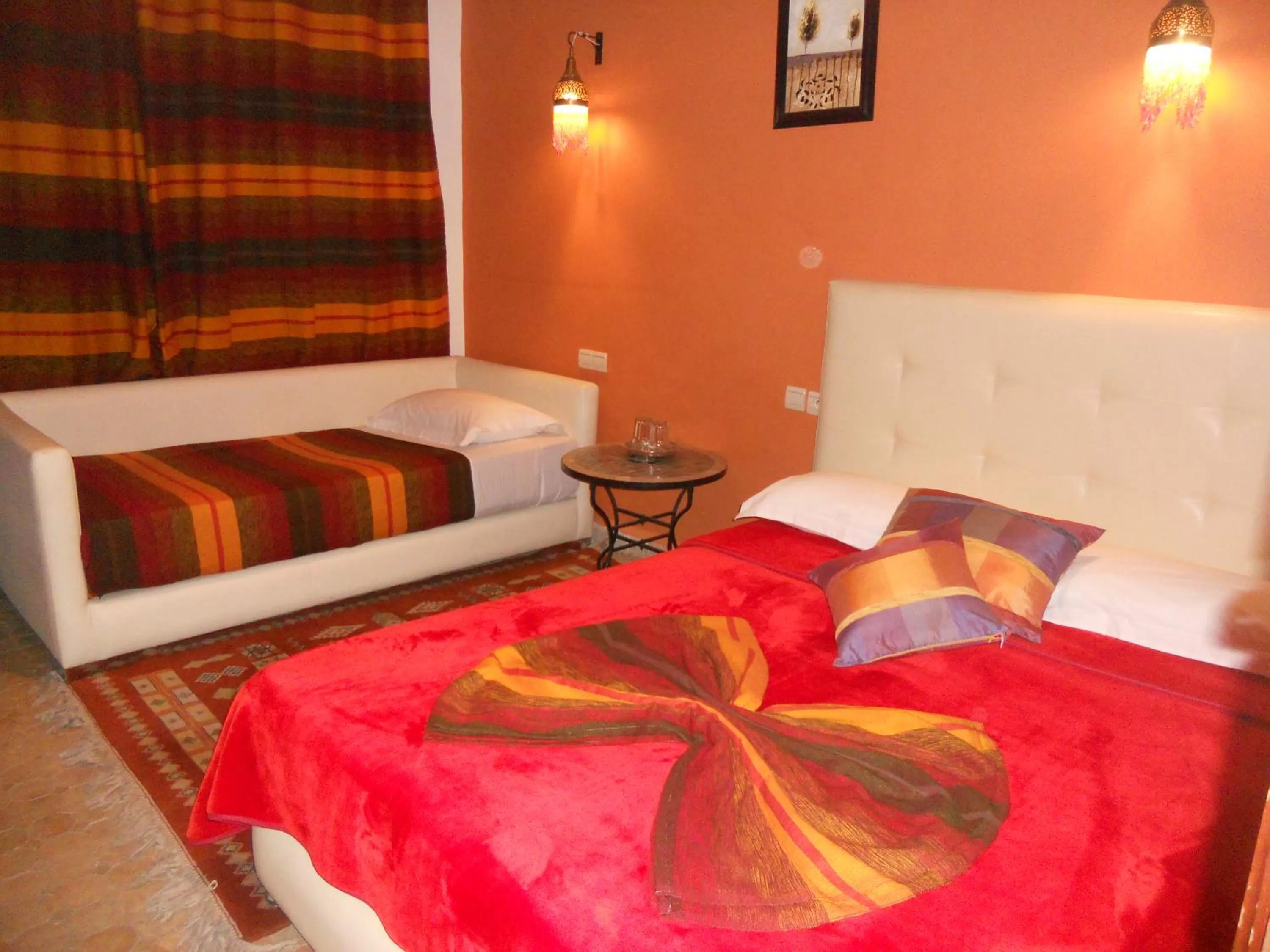 Bed in Riad Passiflora