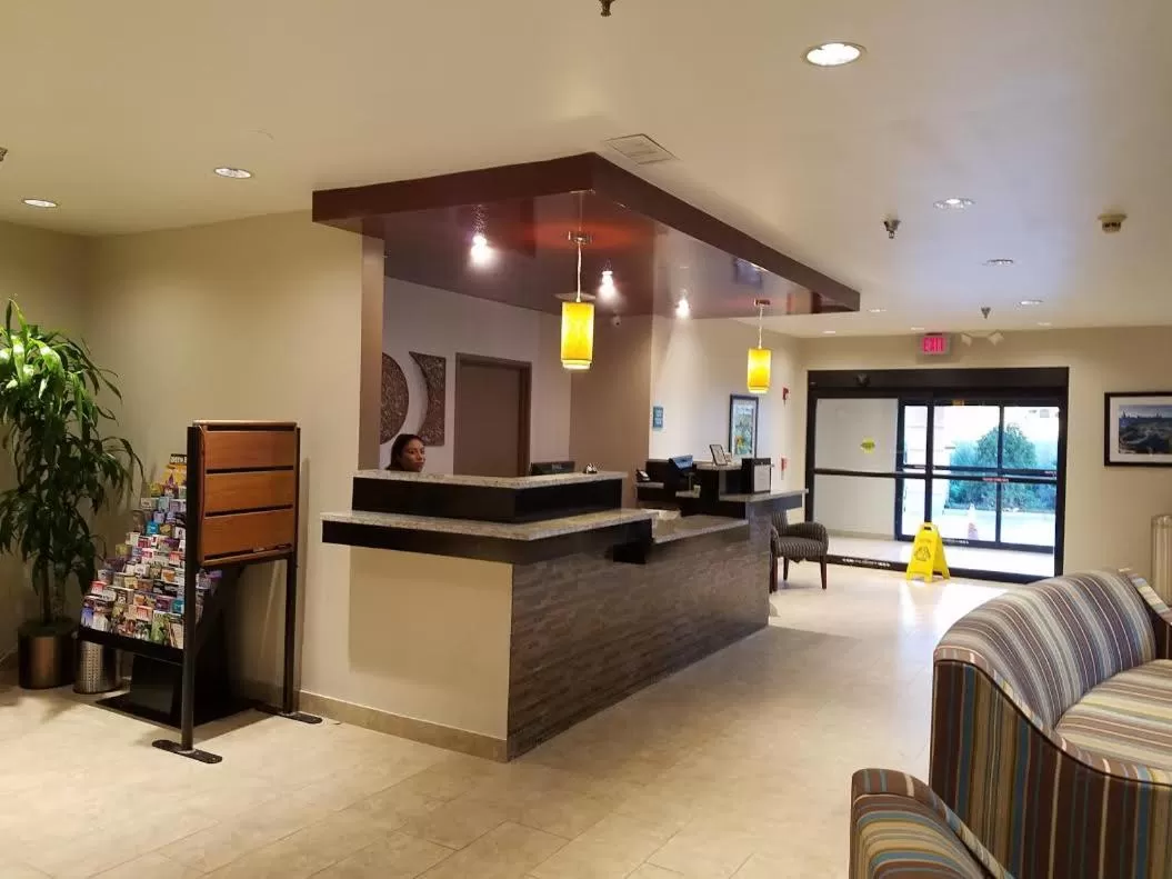 Lobby or reception in Ramada by Wyndham Glendale Heights/Lombard