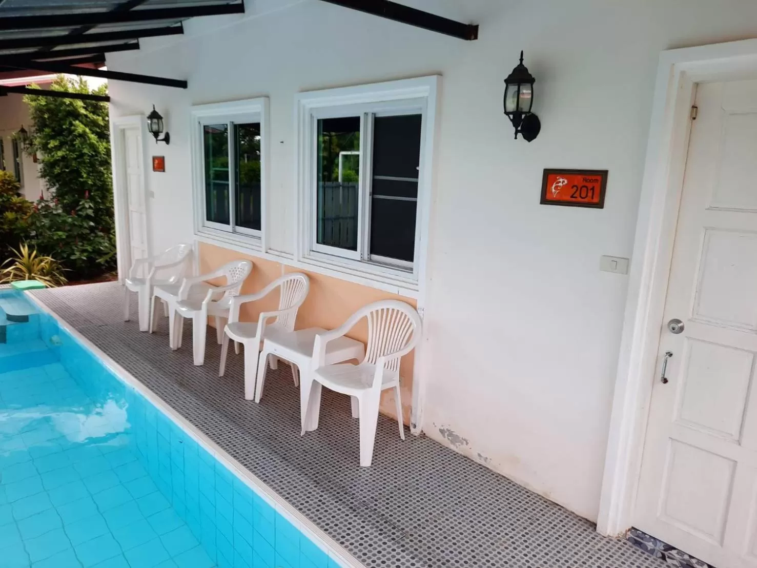 Swimming Pool in Fancy Carp Resort