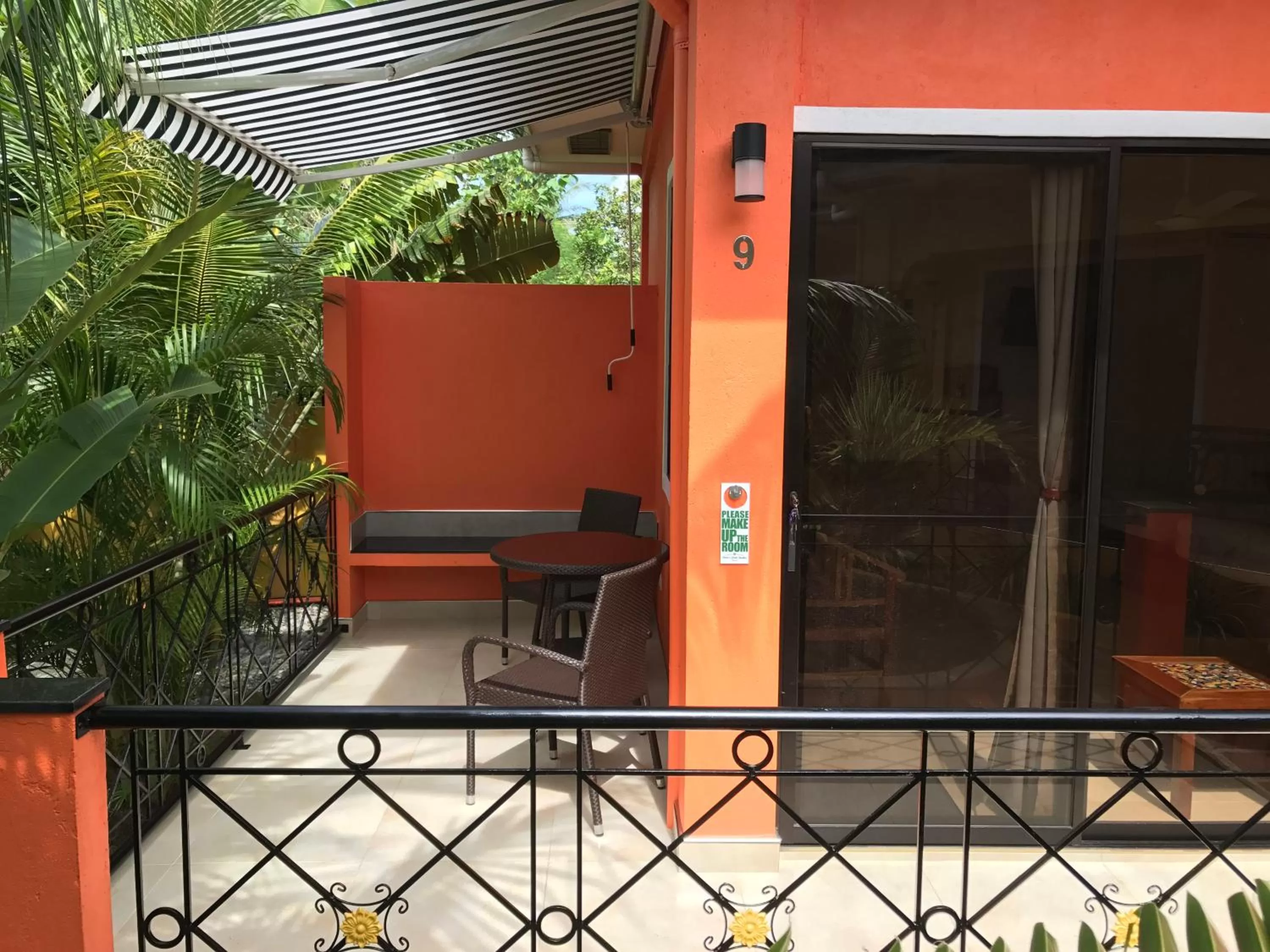 Patio in Alona's Coral Garden Resort (Adult-Only)