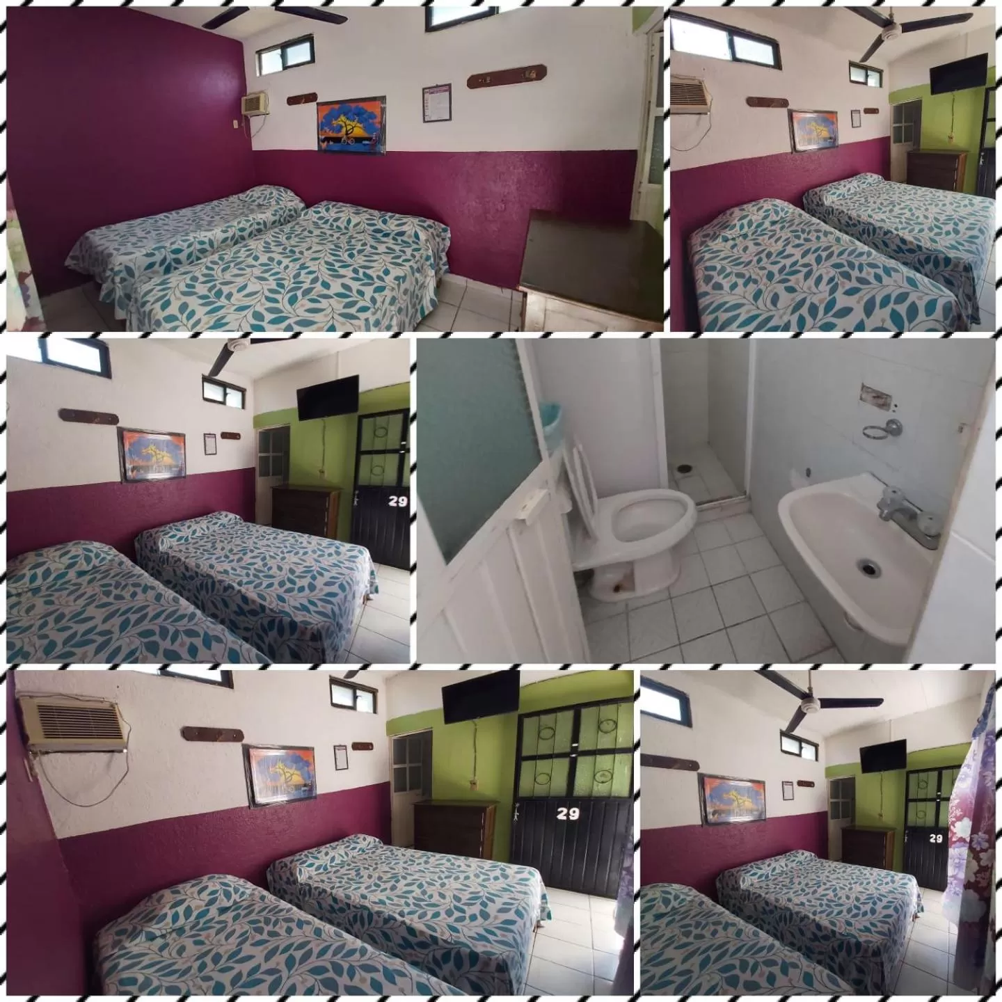 Bed in Hotel Ayalamar Manzanillo