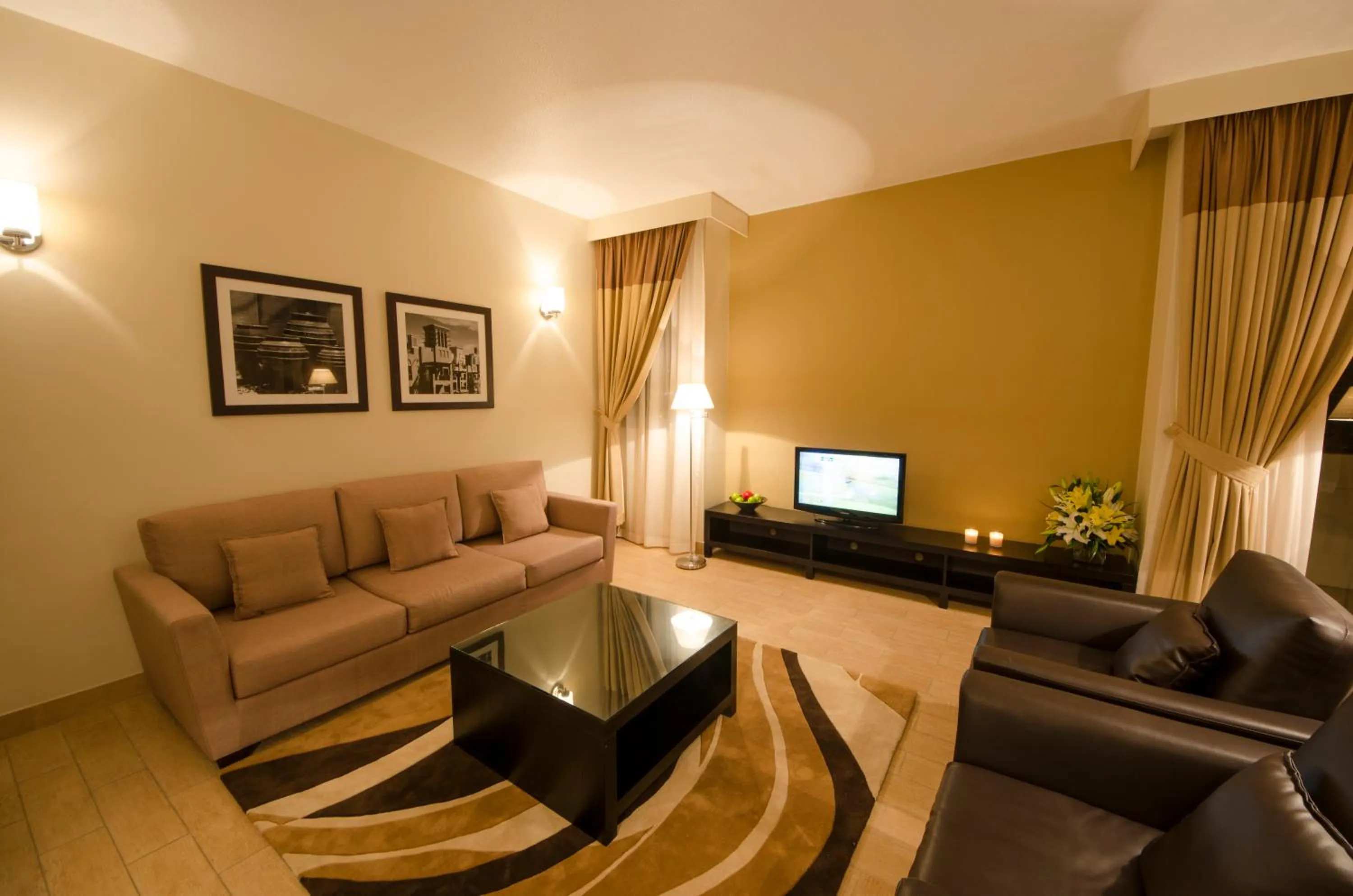 Living room in The Apartments, Dubai World Trade Centre