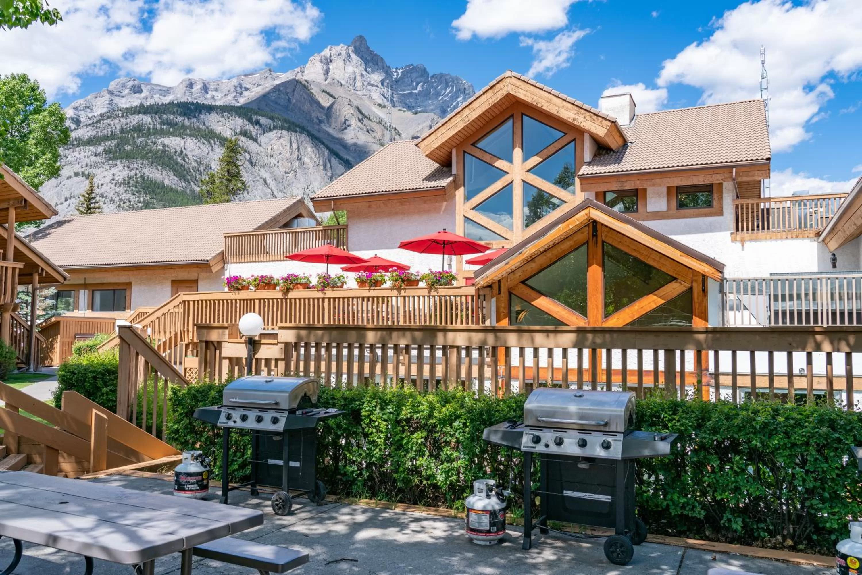 Property building in Banff Rocky Mountain Resort