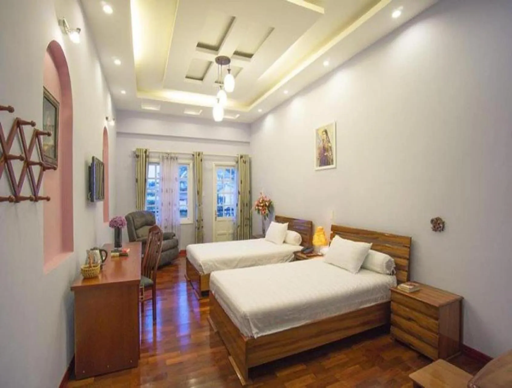 Bed in Dalat Terrasse Des Roses Villa