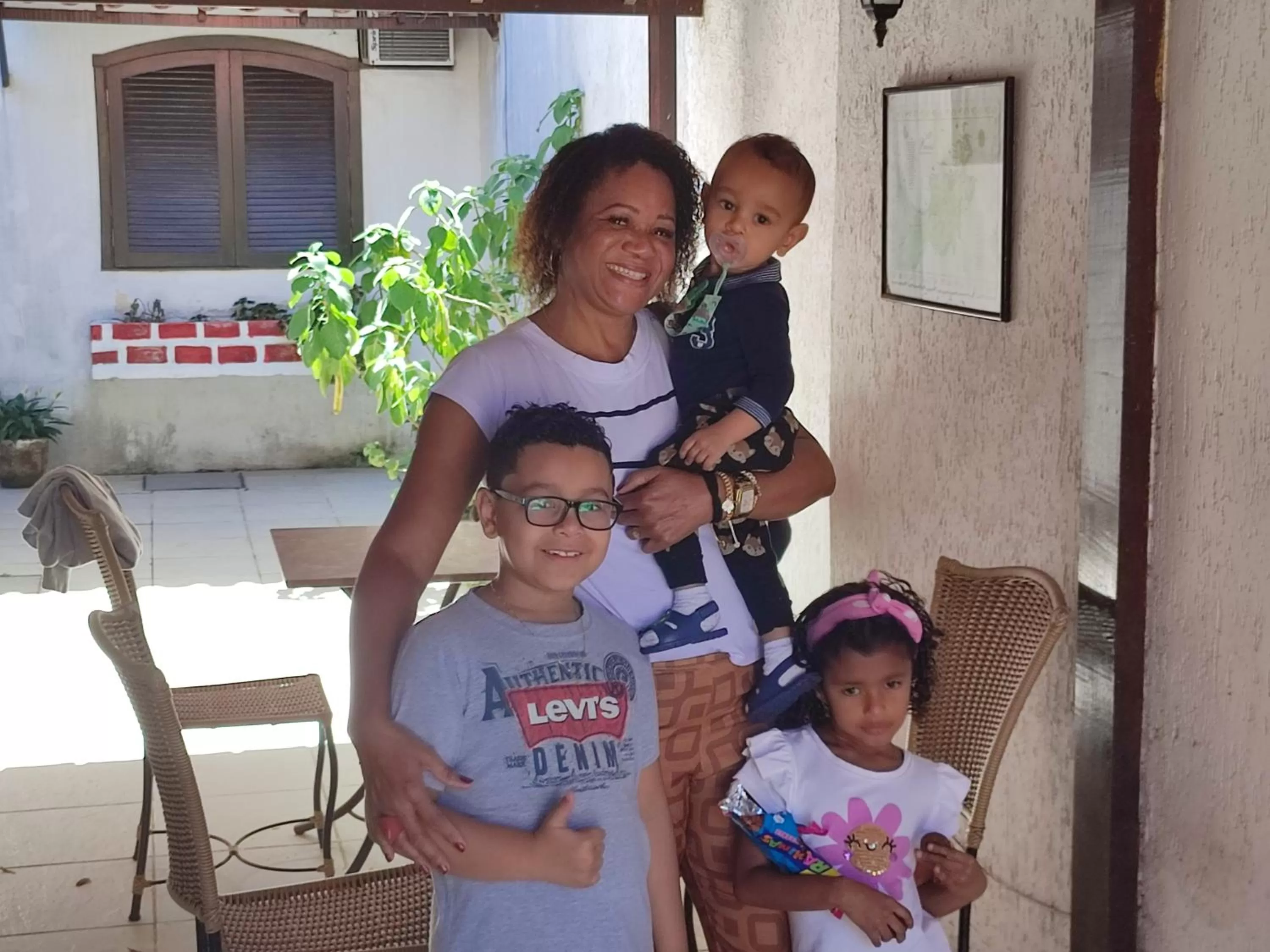 children in Pousada L'étage