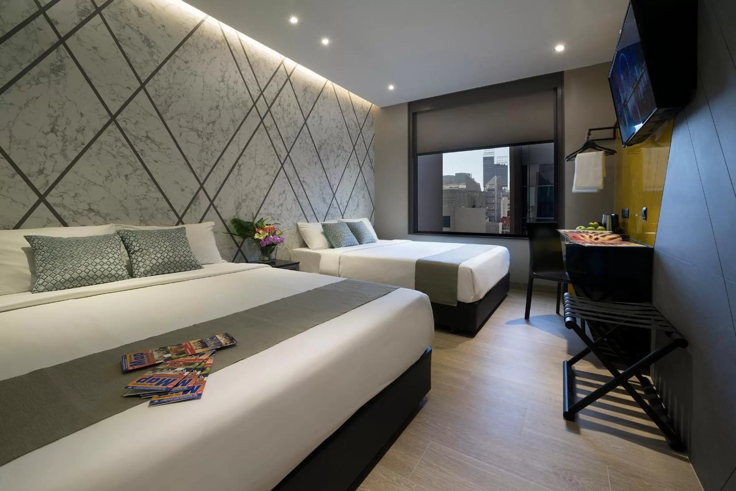 Bed in Hotel Mi Bencoolen