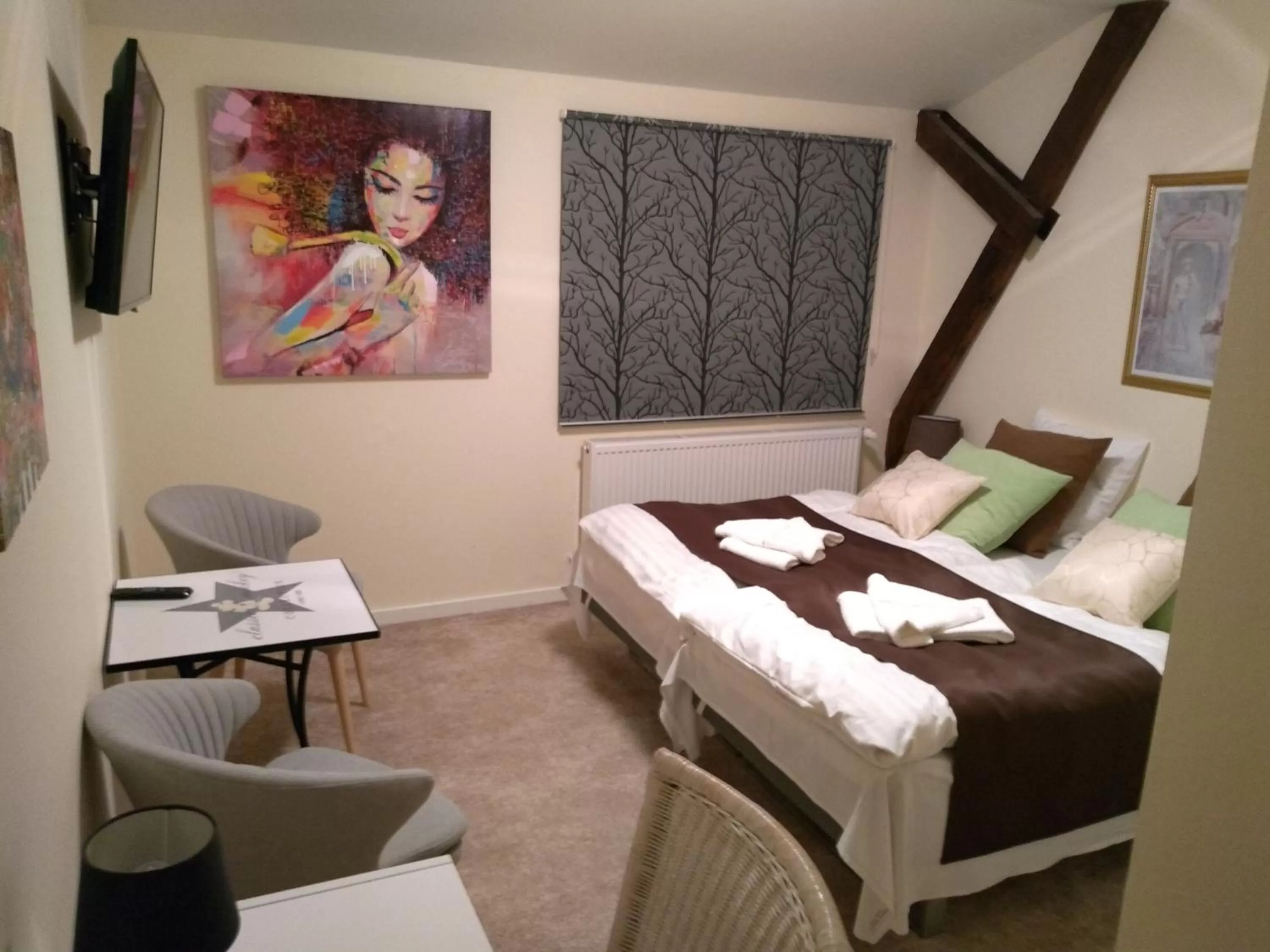 On site, Bed in Hotel Frøslev Kro