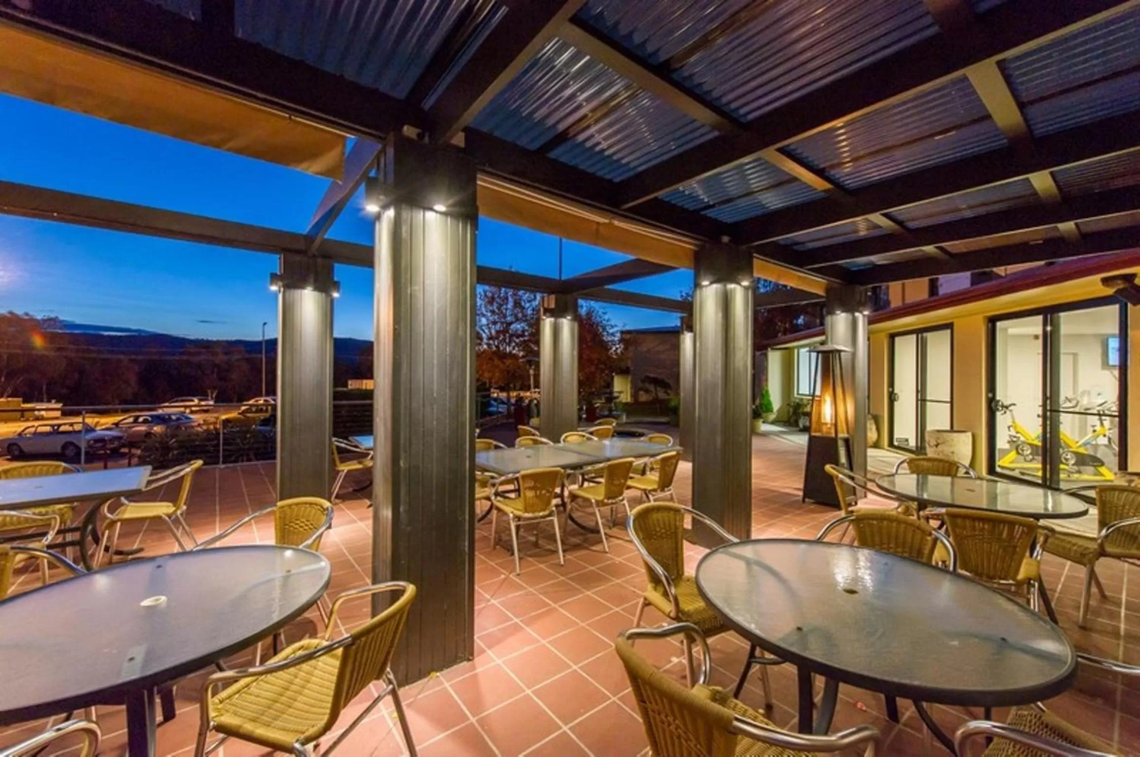 Facade/entrance in Alpha Hotel Canberra