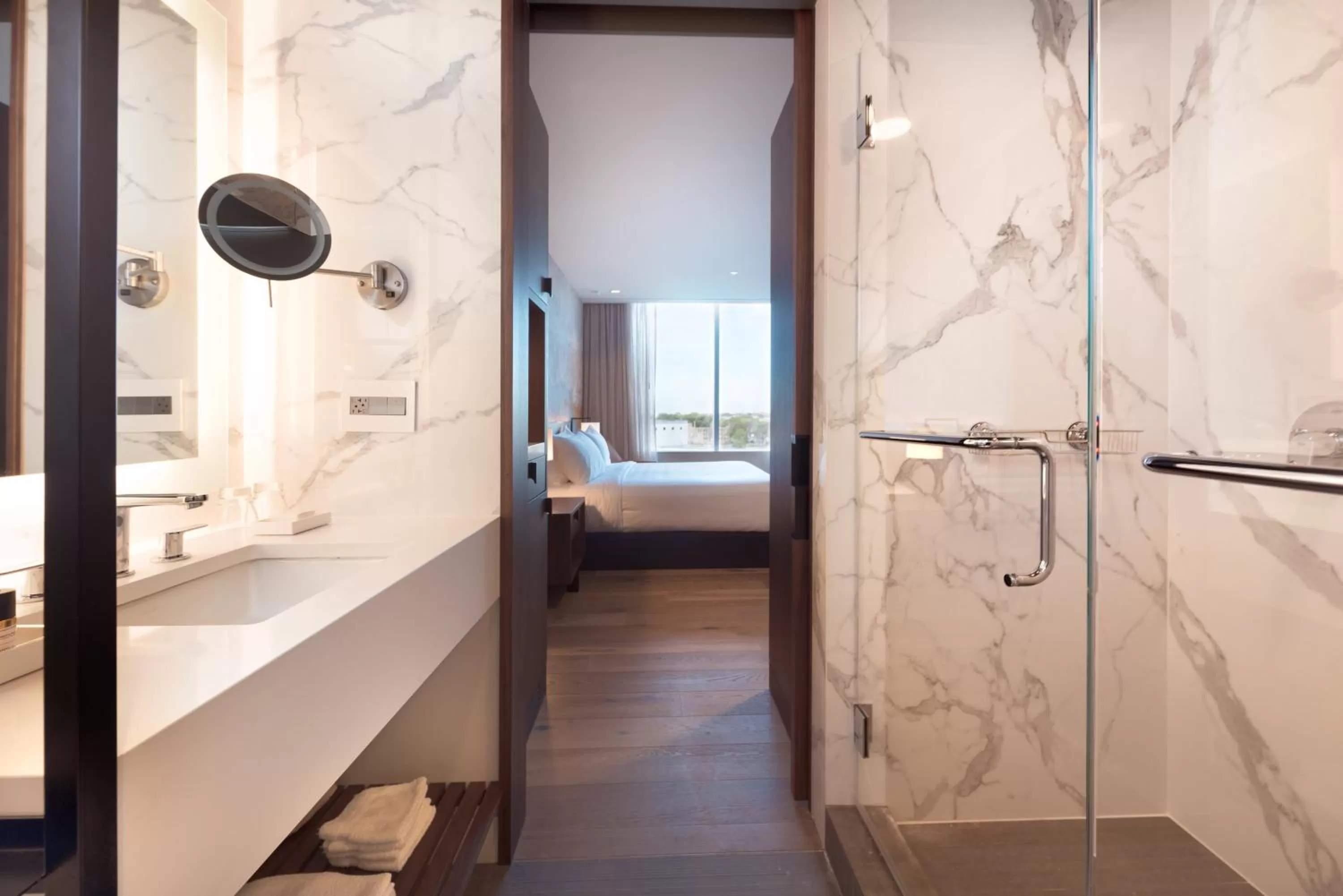 Decorative detail, Bed in The Hotel & Athletic Club at Midtown