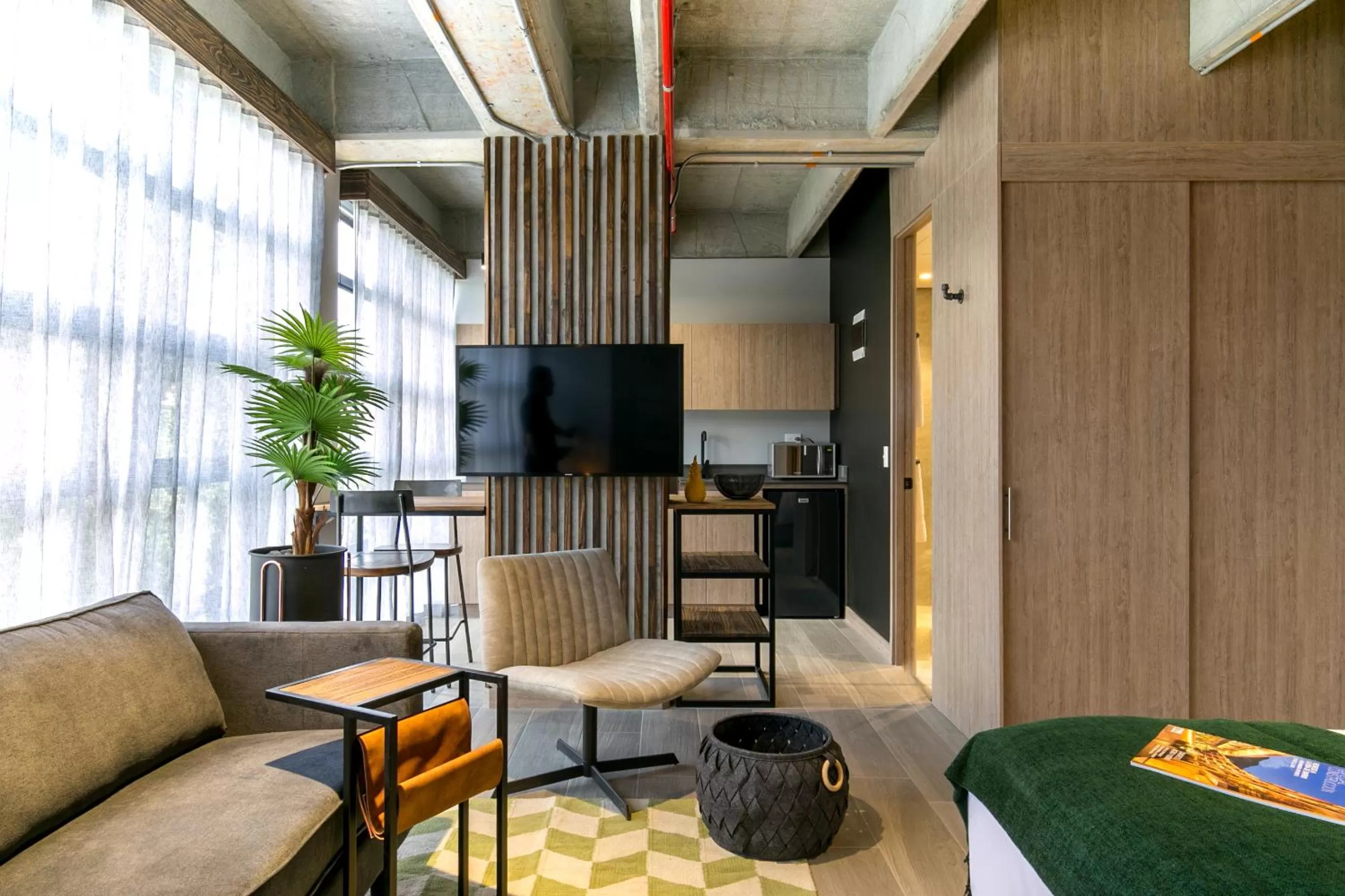 TV and multimedia in Factory Lofts Hotel