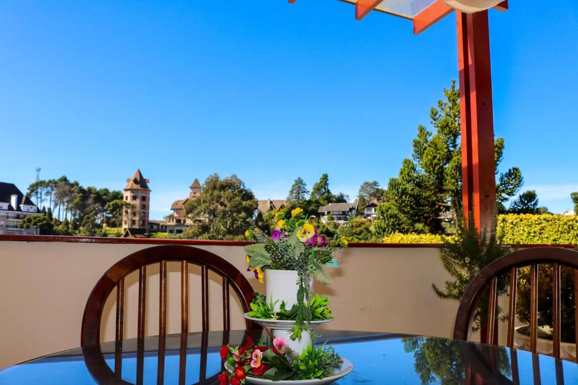 Balcony/Terrace in Pousada da Lua