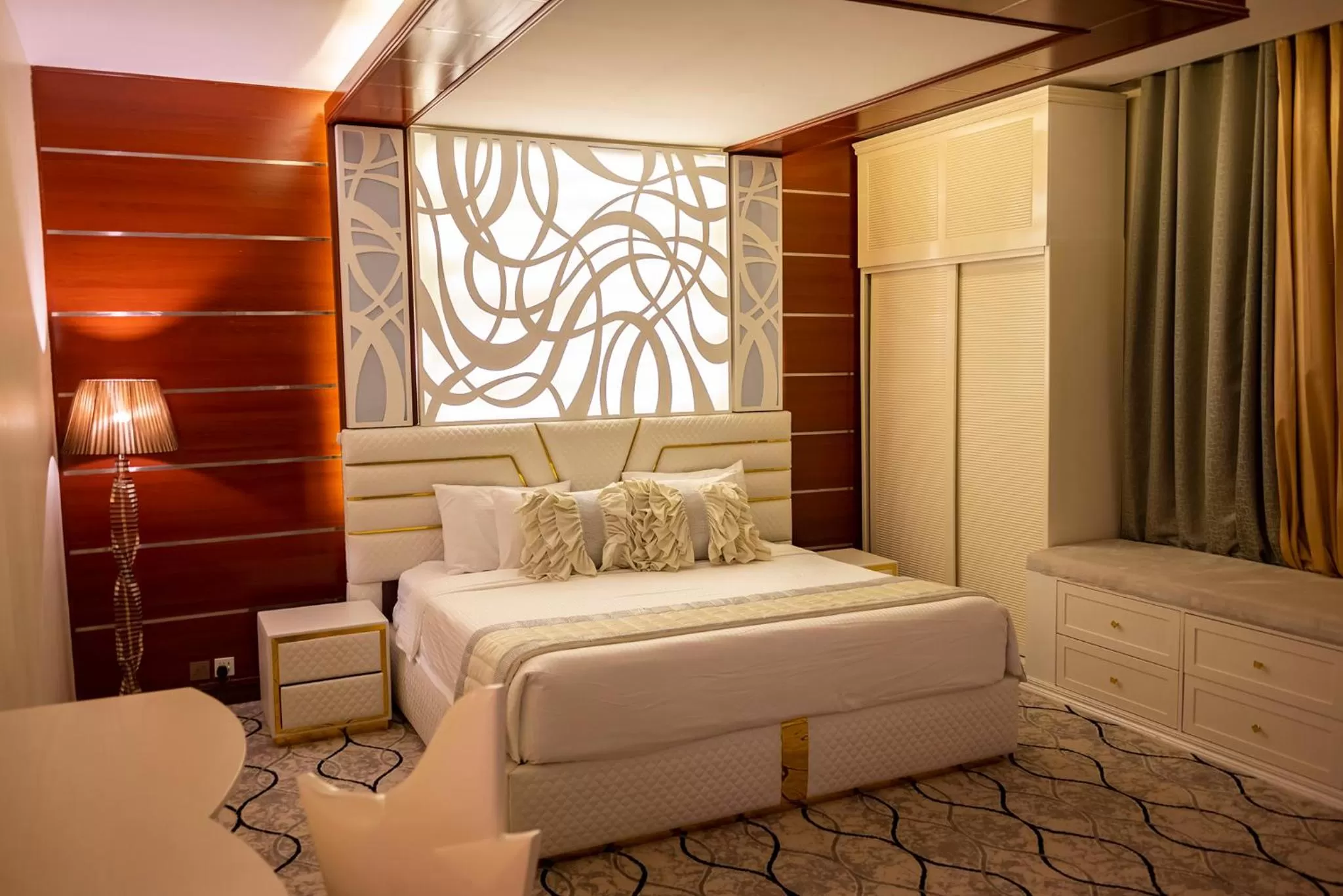 Bed in Meral Crown Hotel