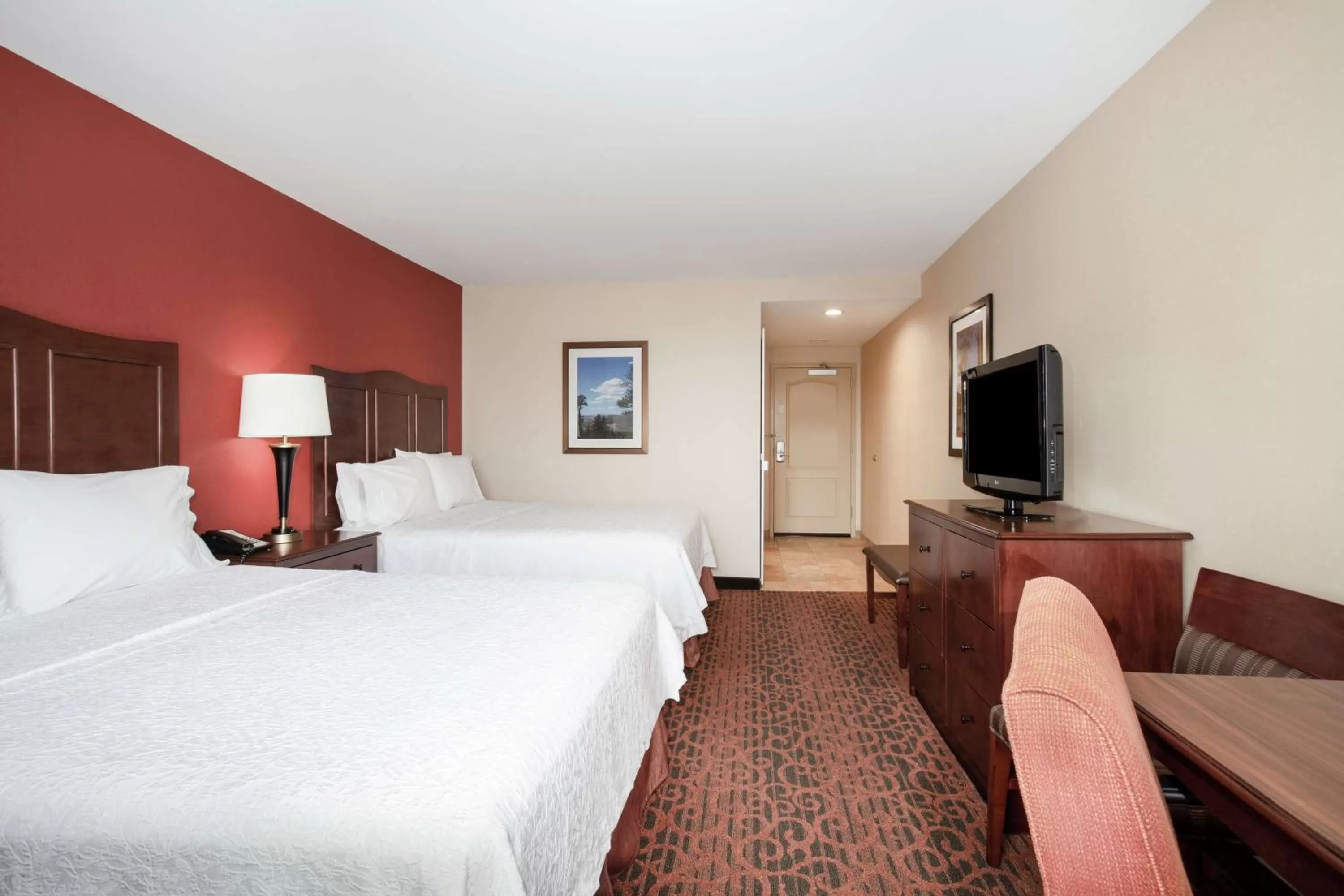 Bedroom, Bed in Hampton Inn and Suites Denver/South-RidgeGate