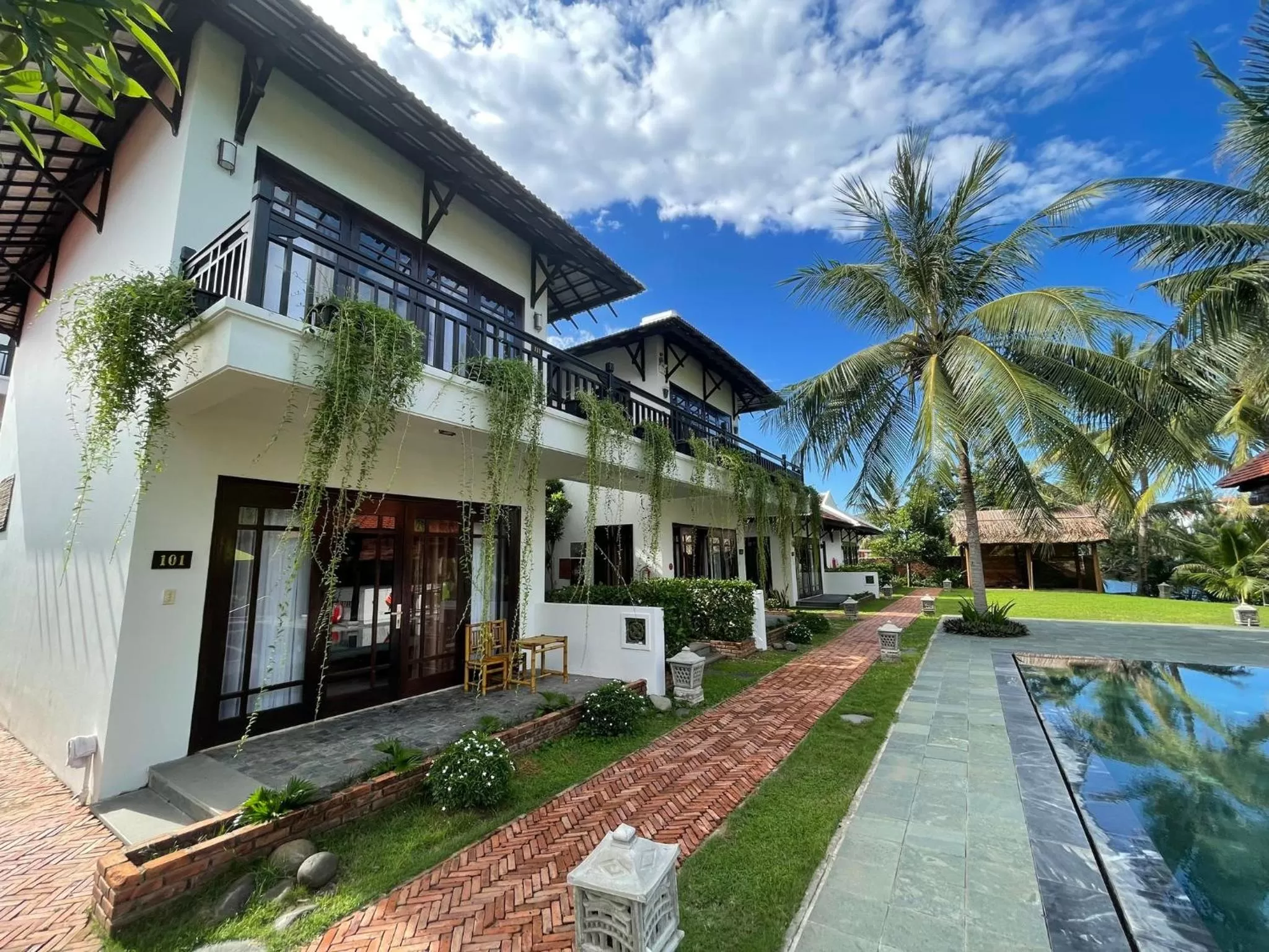 View (from property/room) in Riverside Bamboo Resort Hoi An