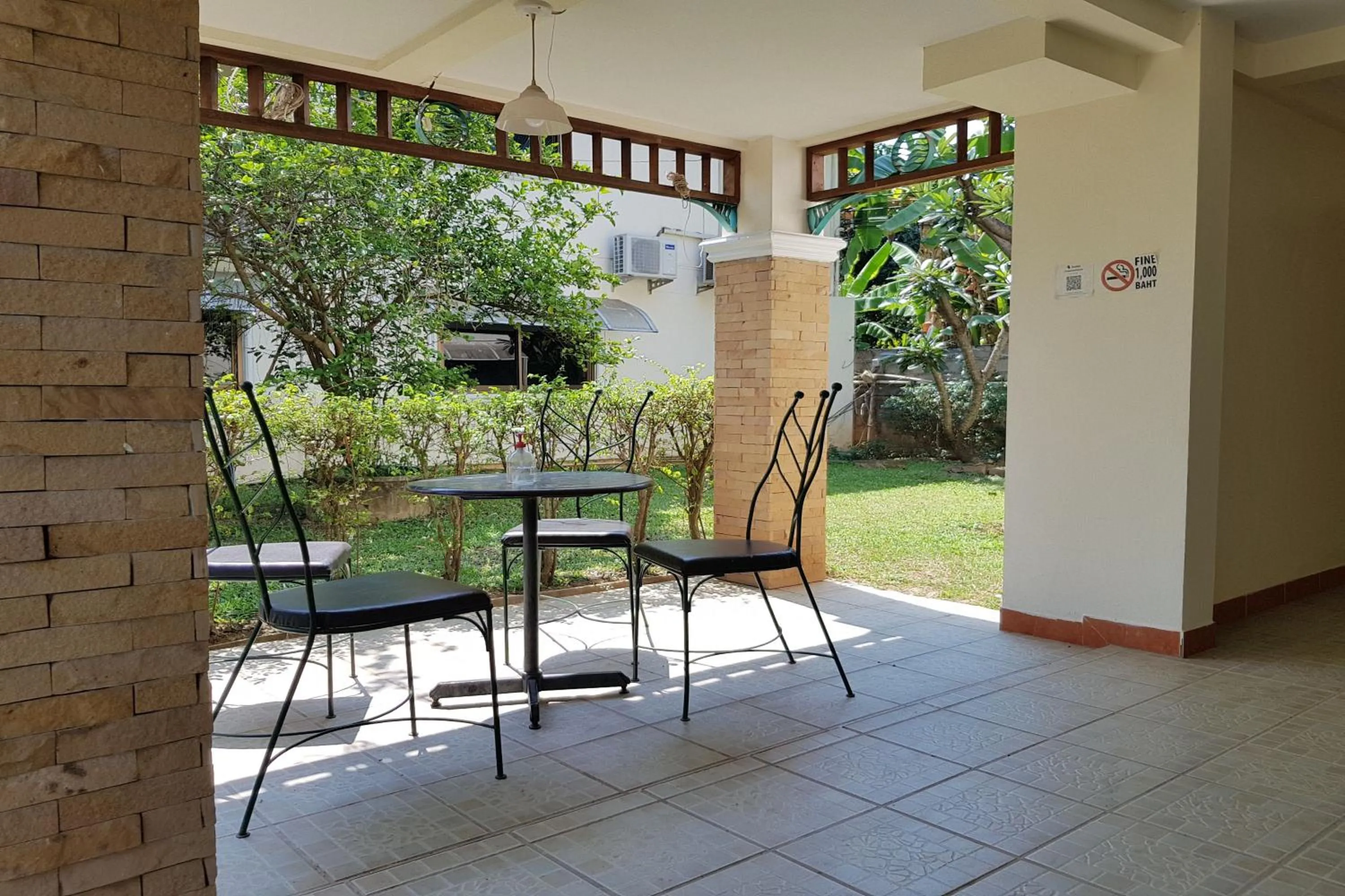 Patio in TaLeKaew Resort SHA