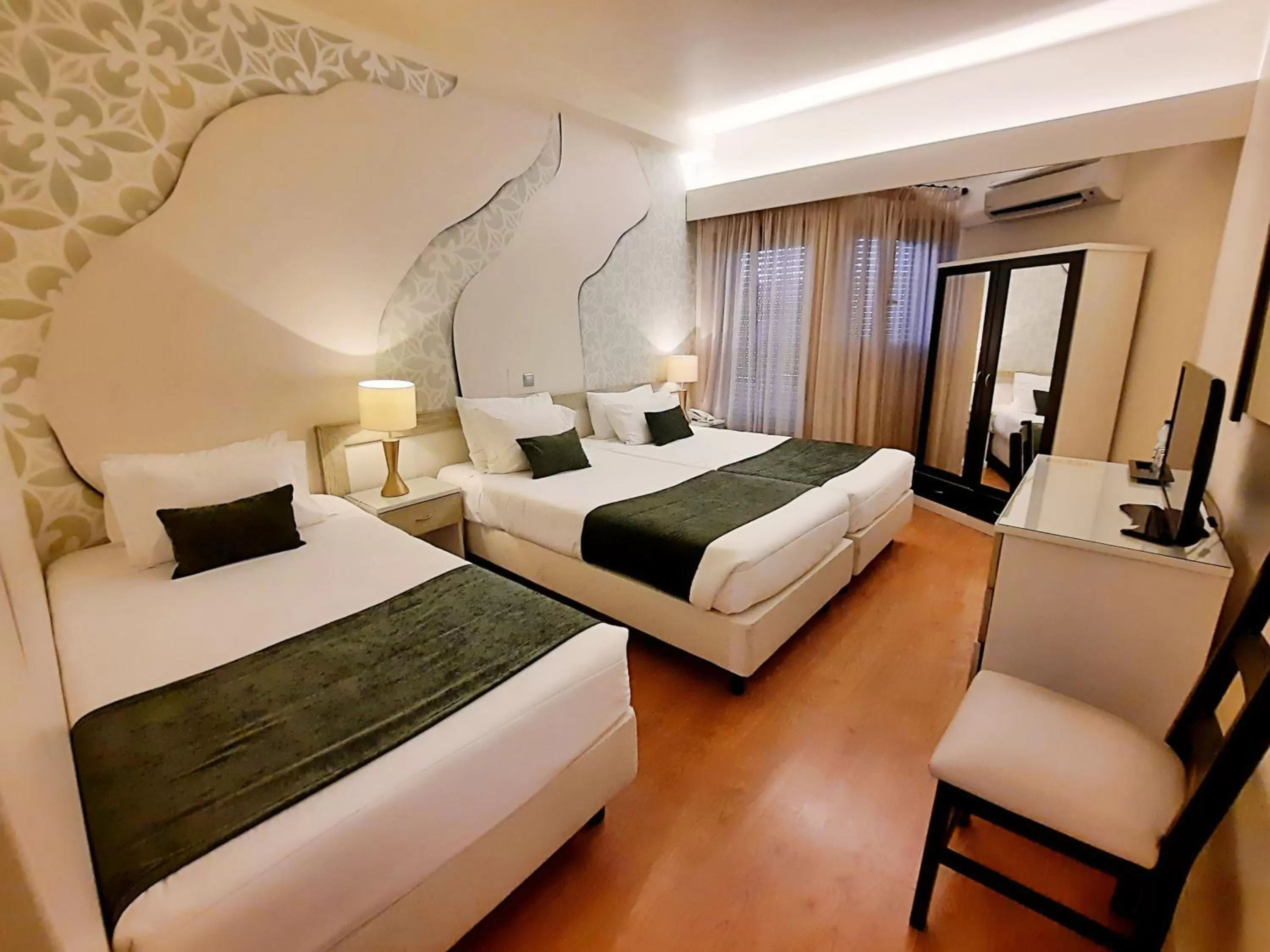 Bed in Hotel Aleluia