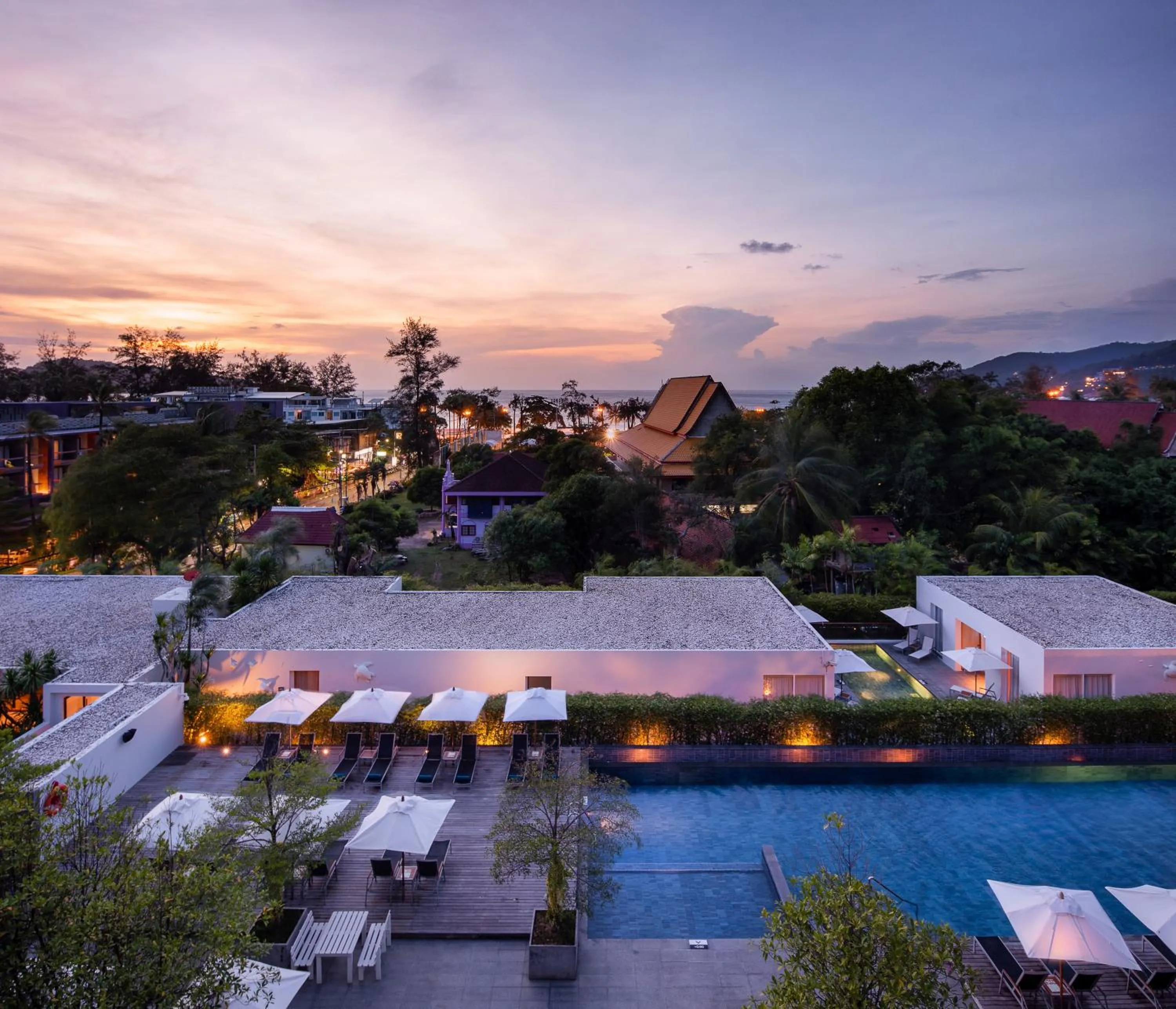 Bird's eye view in Nap Patong