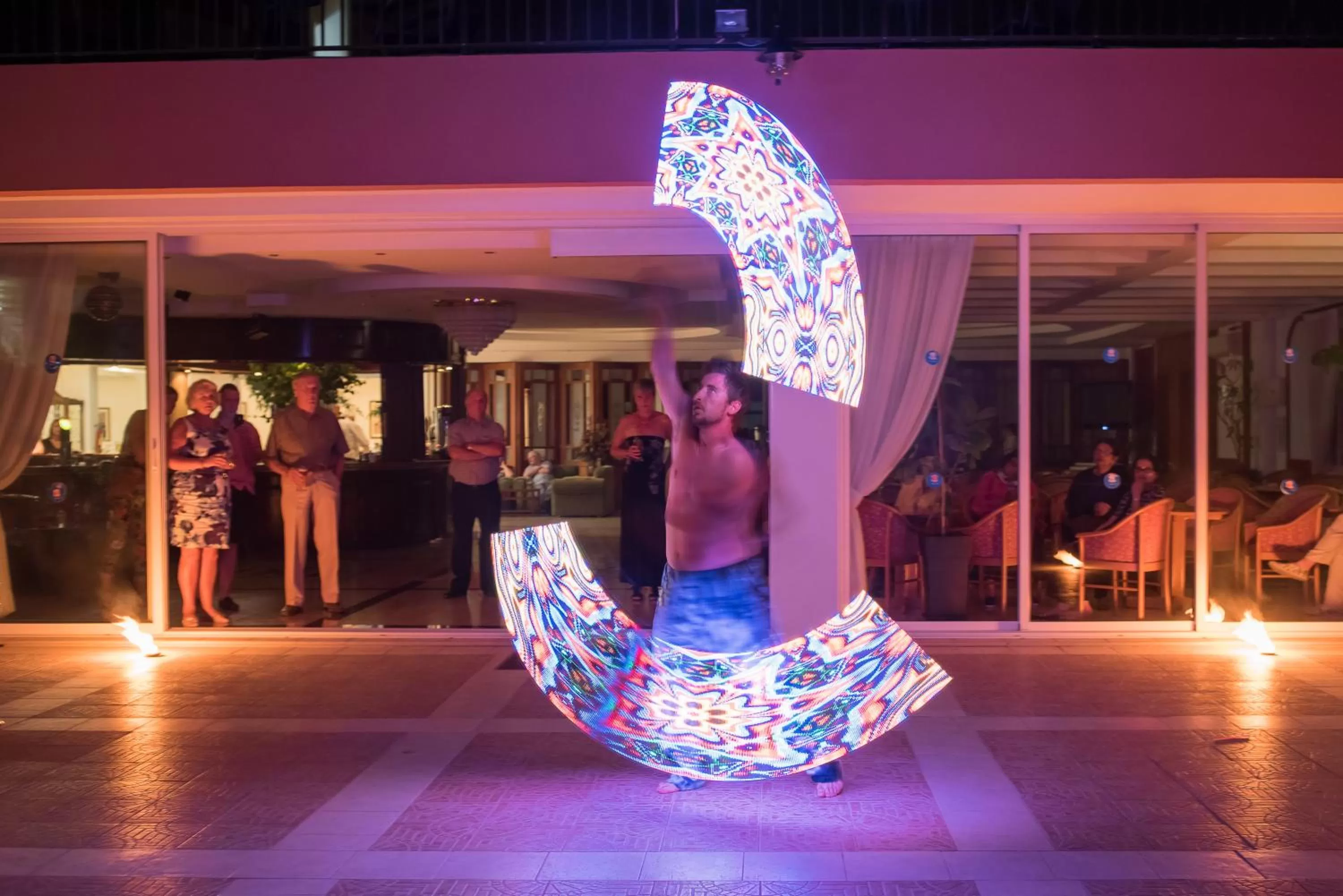 People in Avlida Hotel