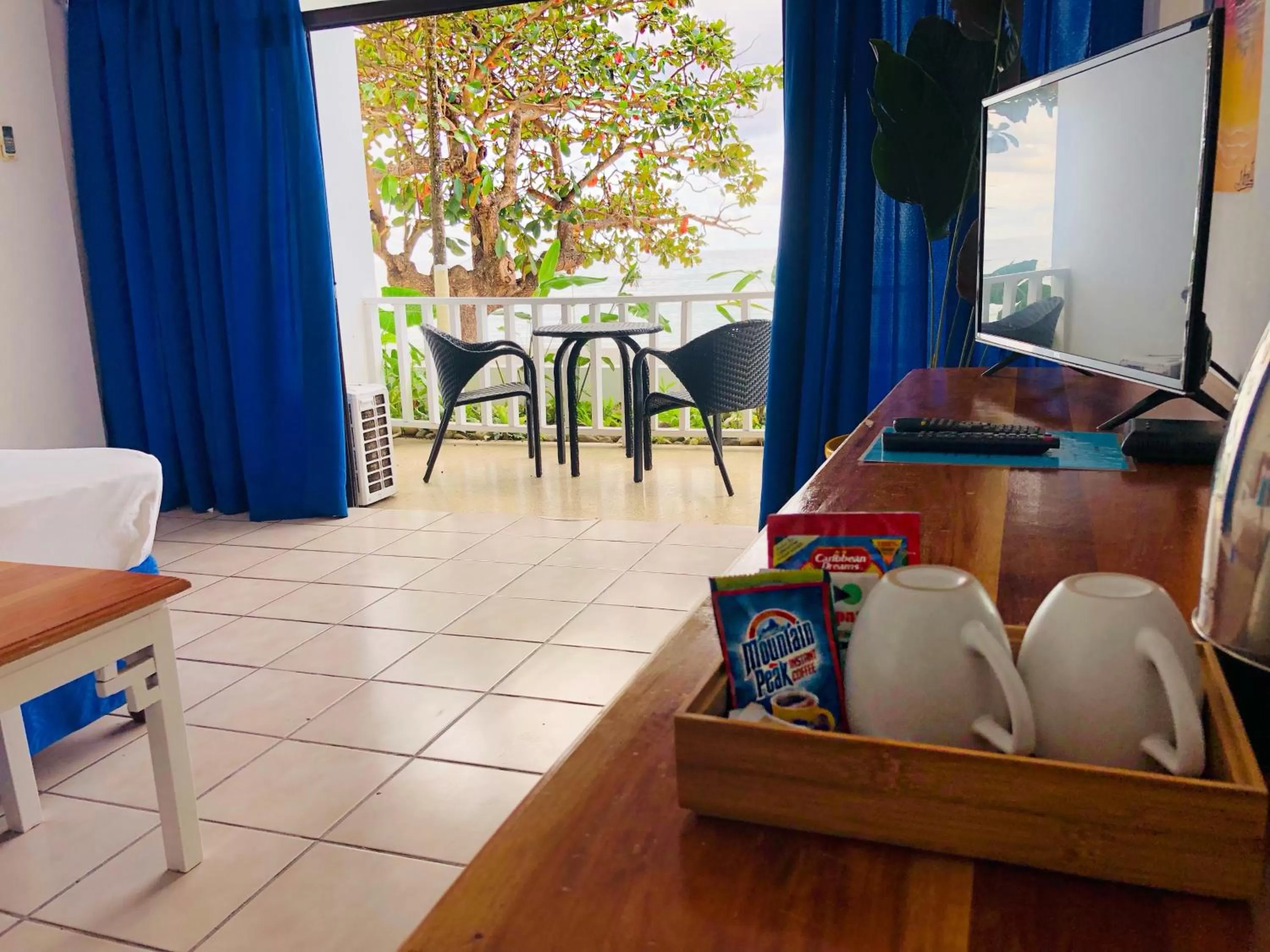 Patio in Sand and Tan Beach Hotel