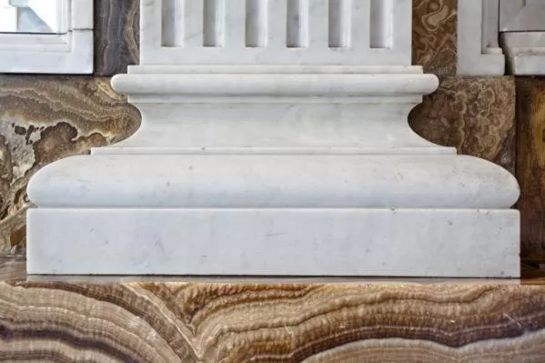 Decorative detail, Bed in Hotel Via Augusta