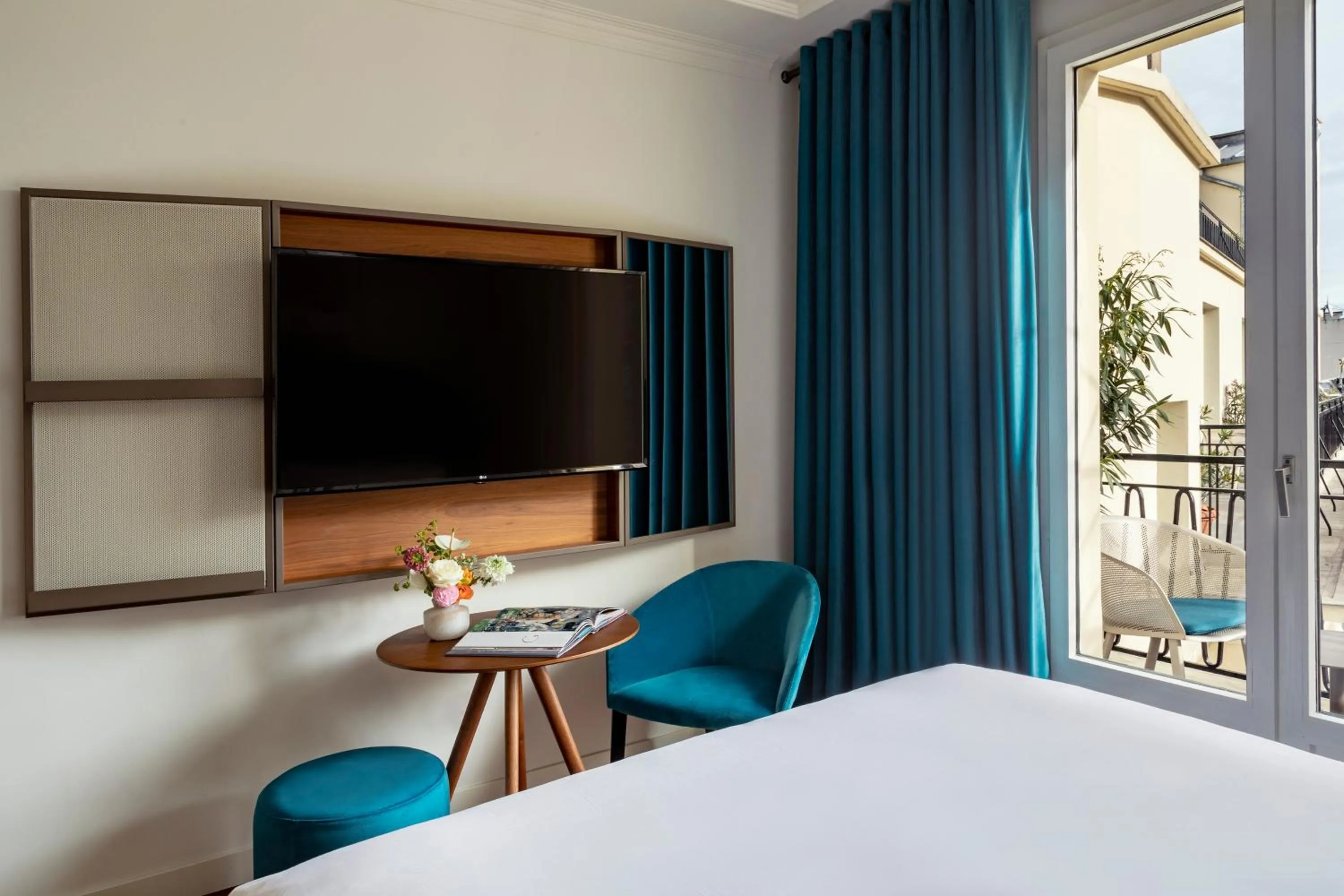 Bed in Villa Marquis a Member of Melia Collection Tour Eiffel