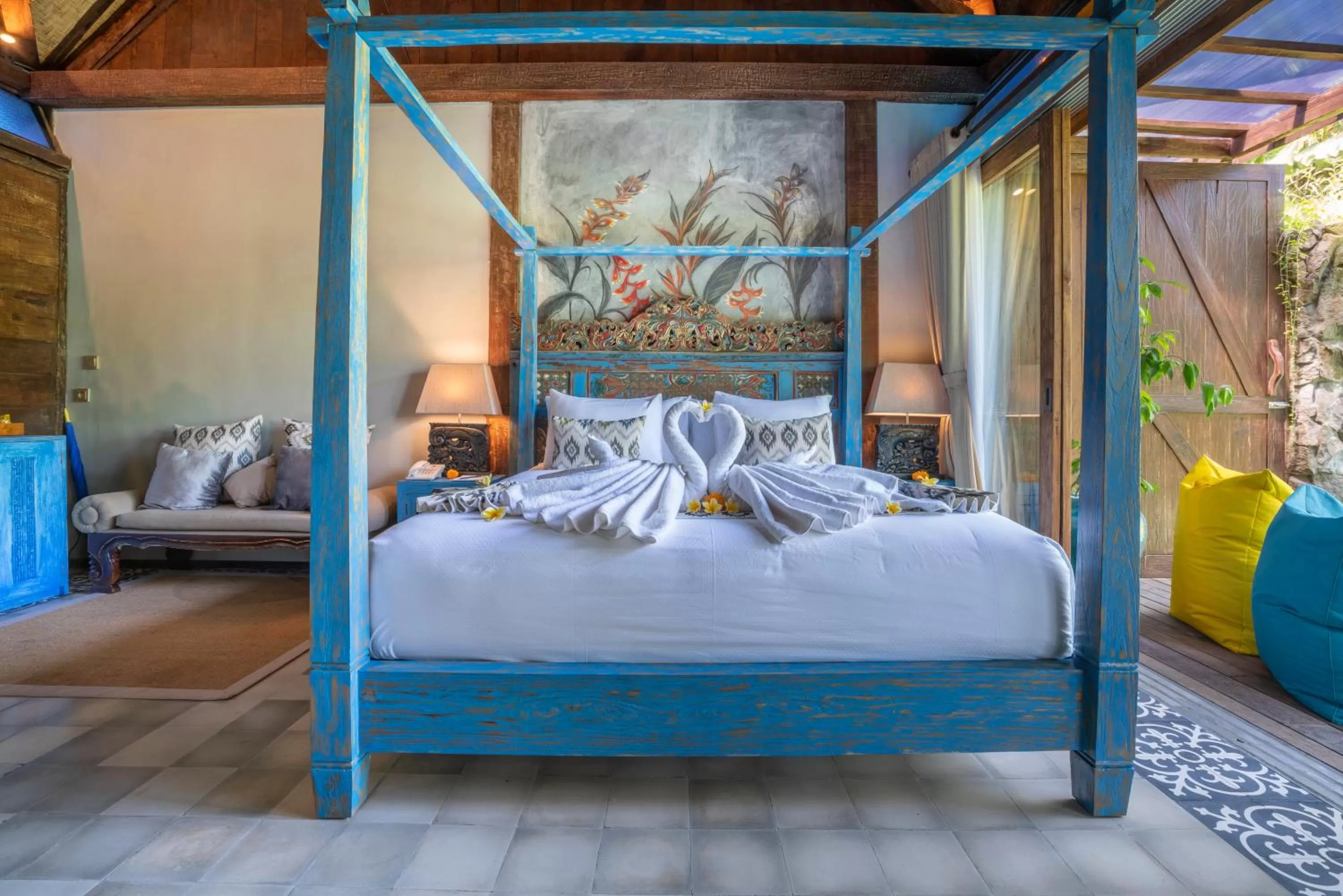 Bed in Menzel Ubud