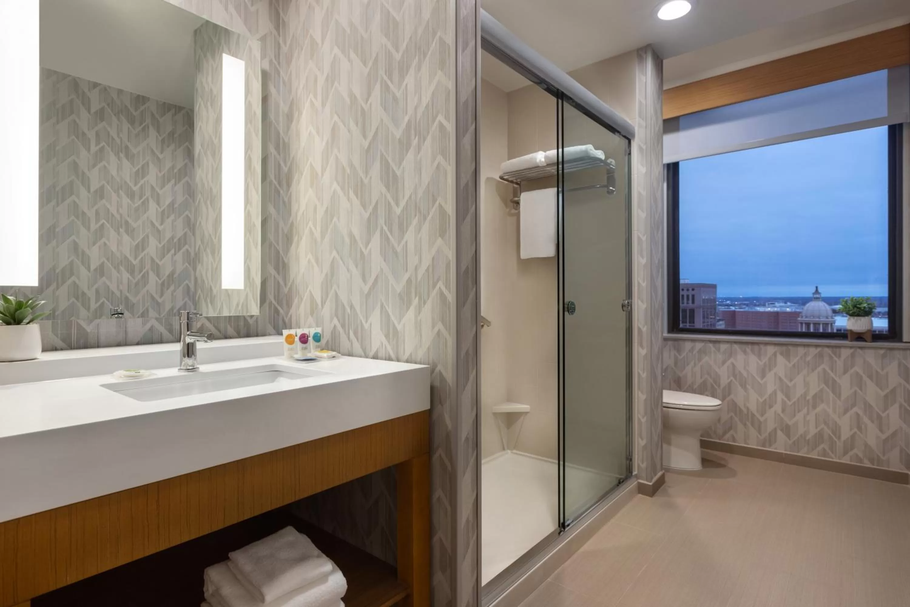 Bathroom in Hyatt Place Houston Downtown