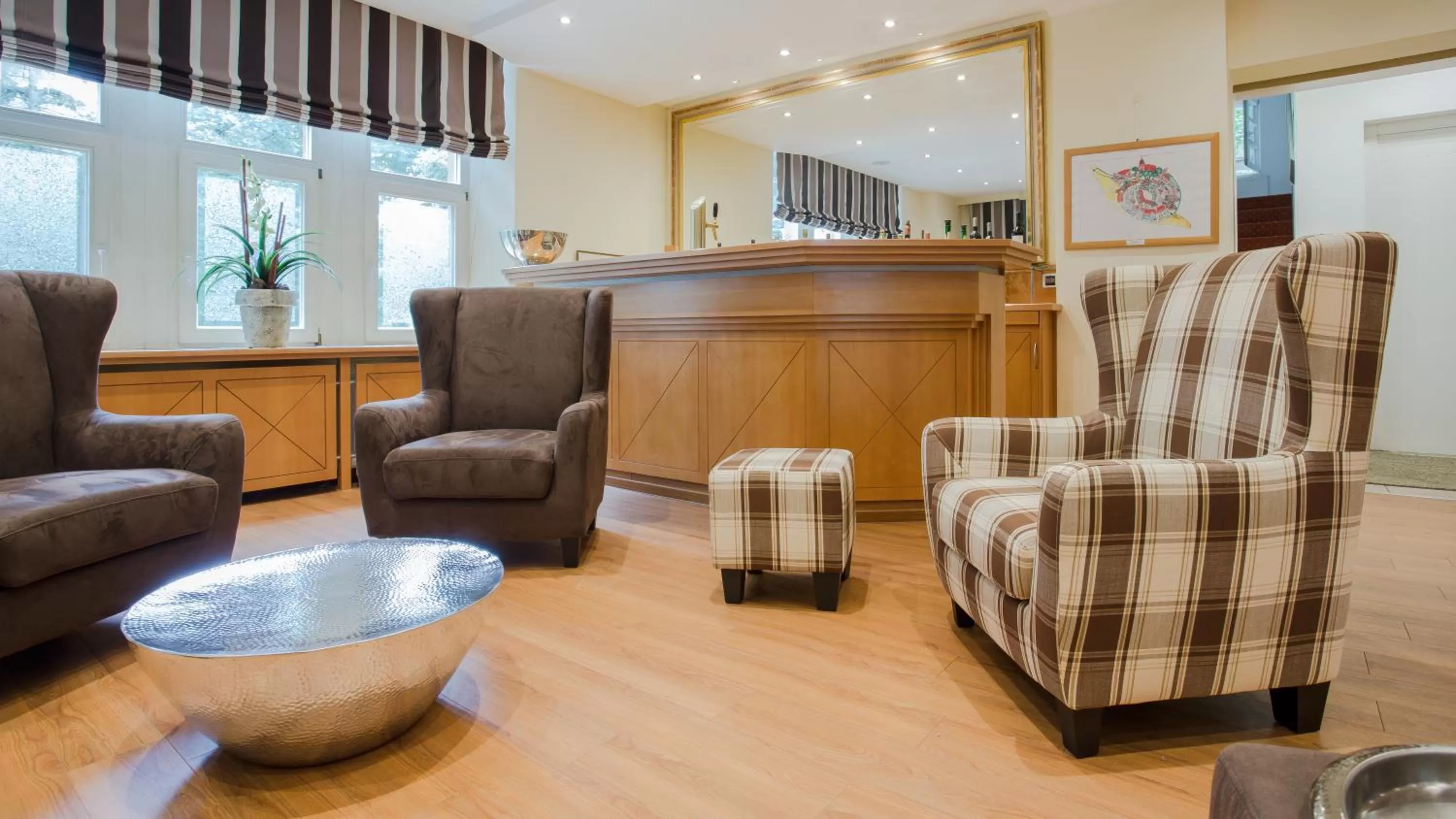 Lobby or reception in Hotel Waldhalle