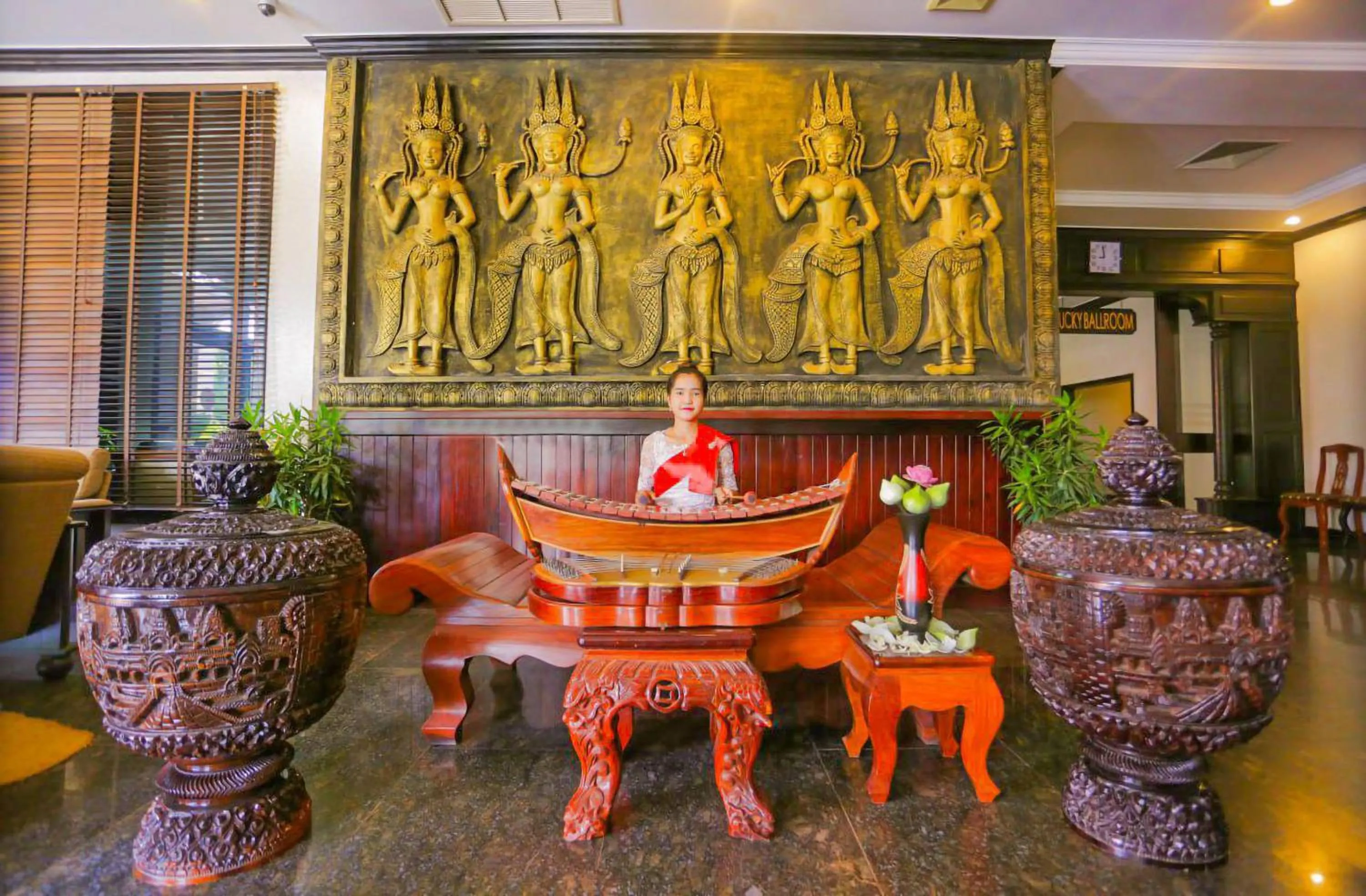 Lobby or reception in Lucky Angkor Hotel & Spa