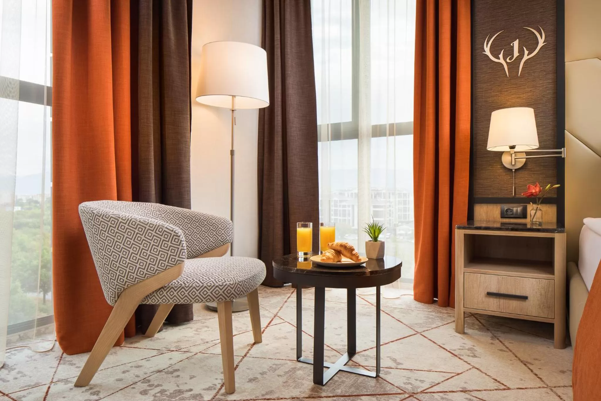 Seating area in Hotel Jägerhof