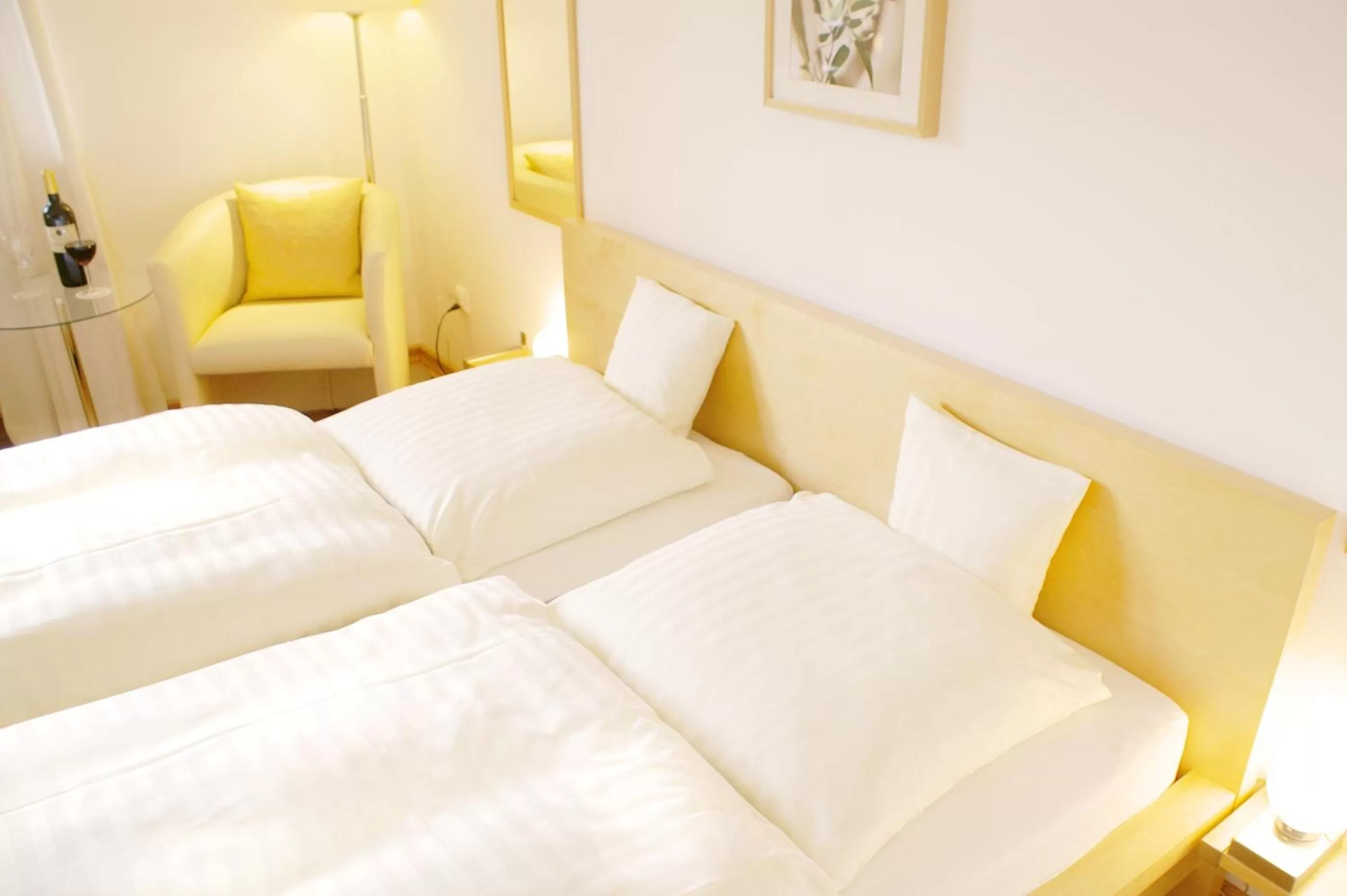 Bed in Hotel Garni Landhaus Sonnenstern