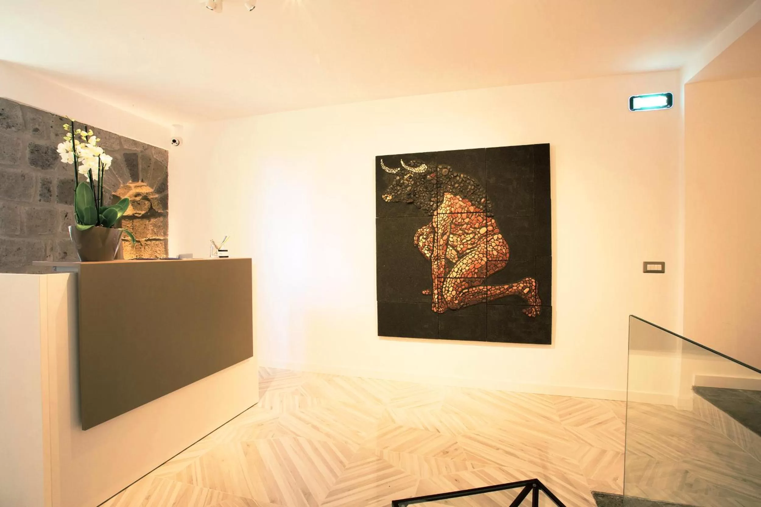 Lobby or reception in La Chiaja art&relais