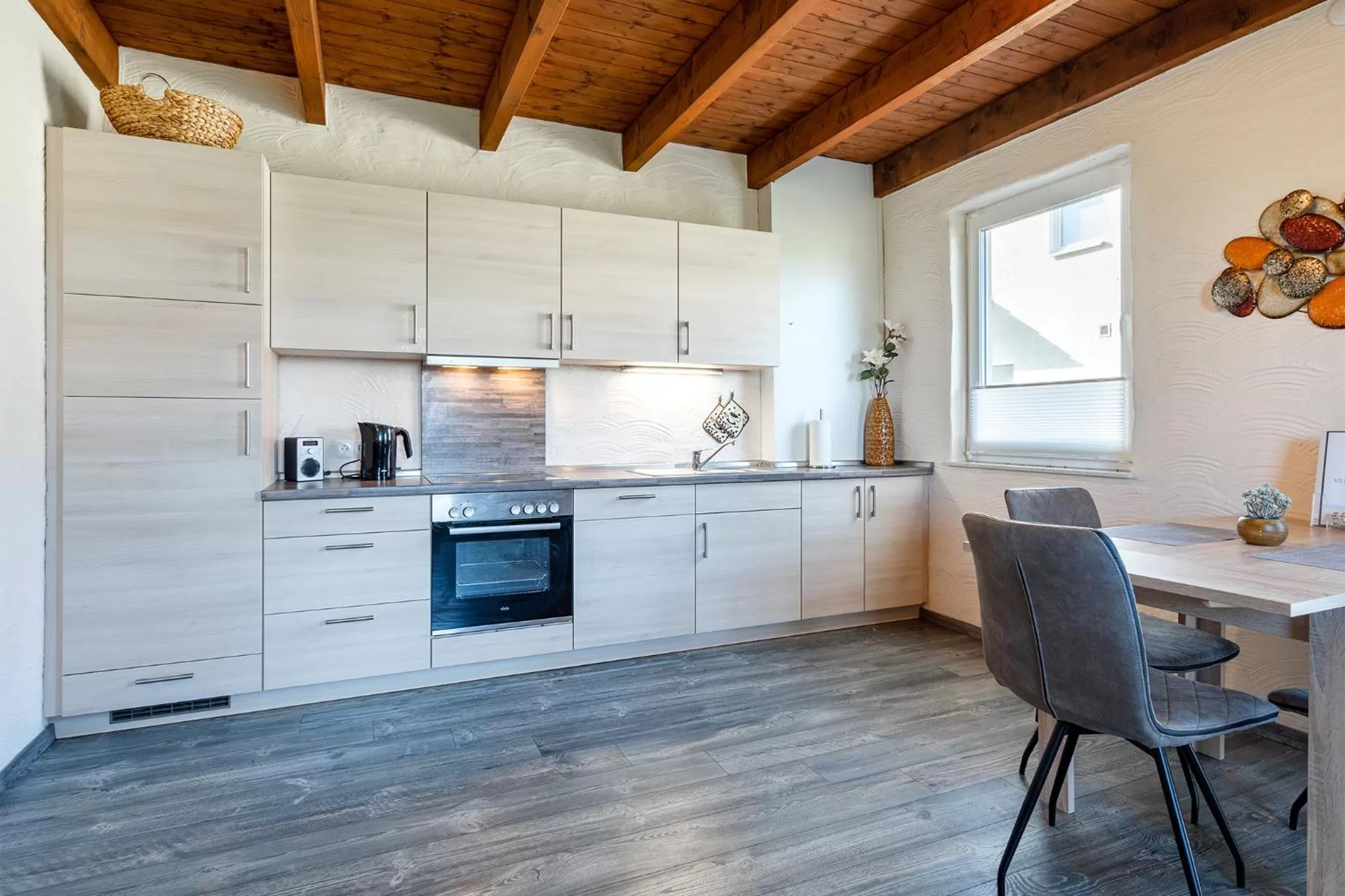 Coffee/tea facilities, Kitchen/Kitchenette in Villa Moorstern