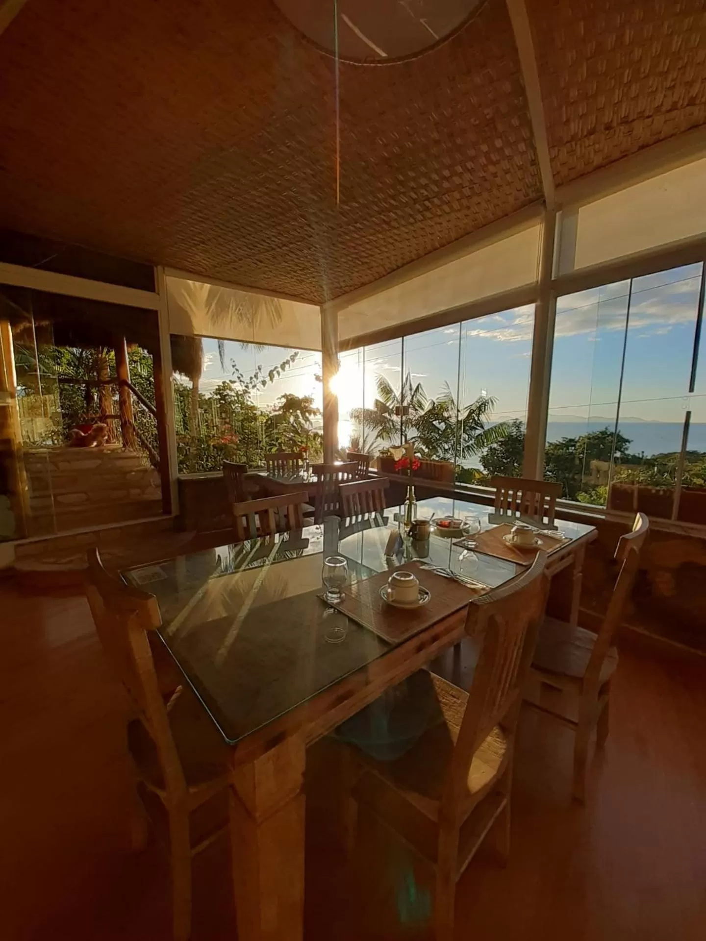 Dining area in Pousada Recanto de Paraty