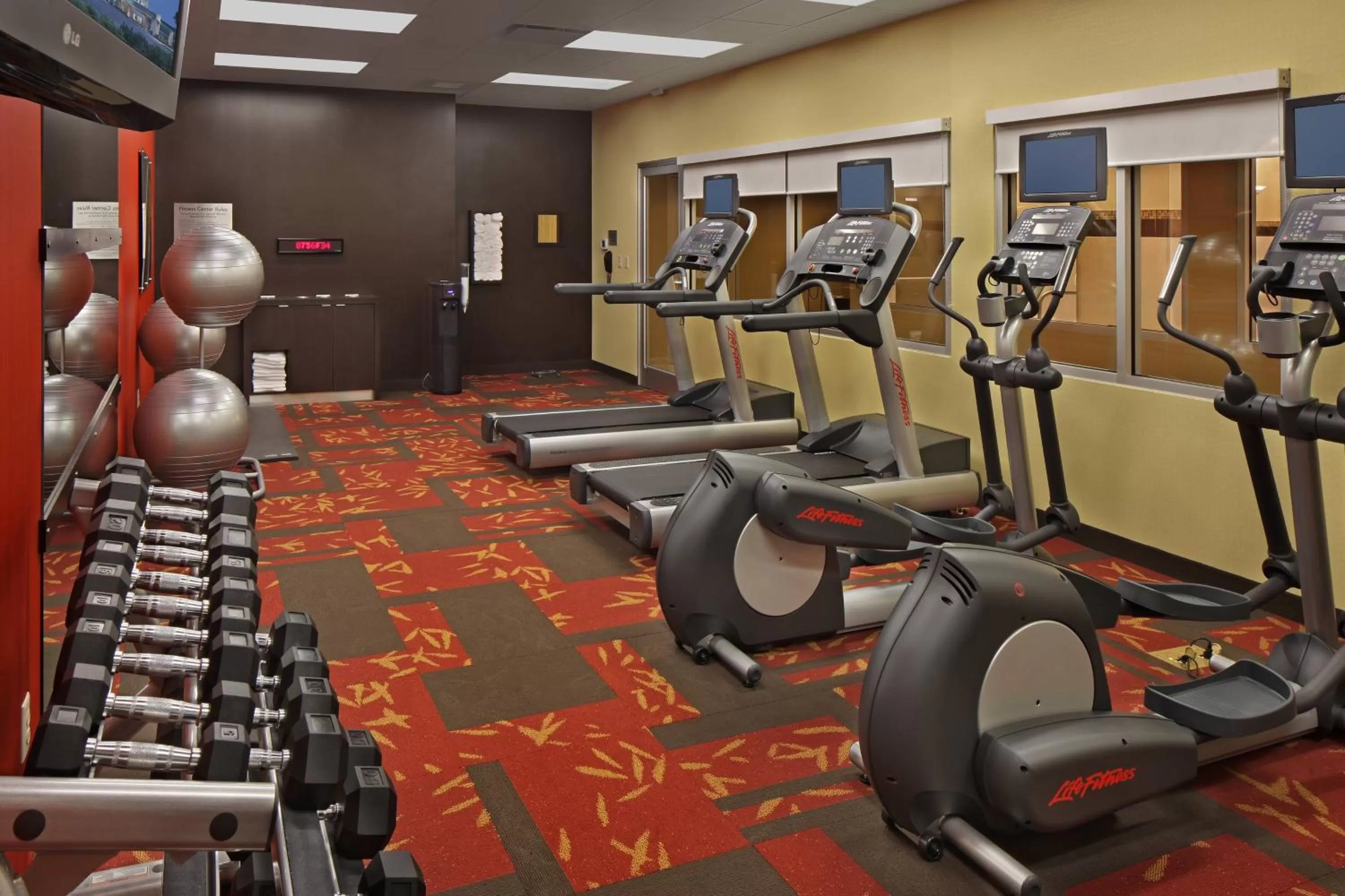 Fitness centre/facilities in Courtyard Philadelphia Coatesville Exton