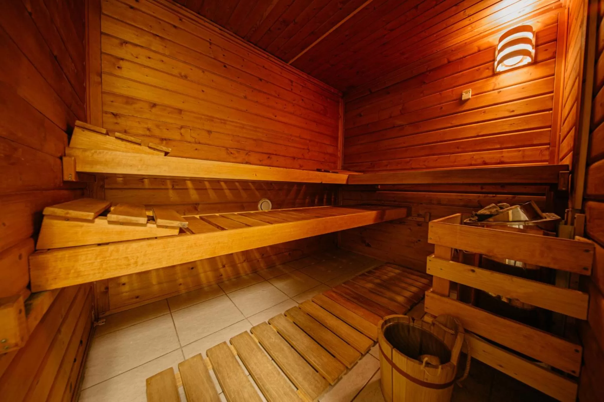 Sauna in Bergpension Laasen Perle Rathen