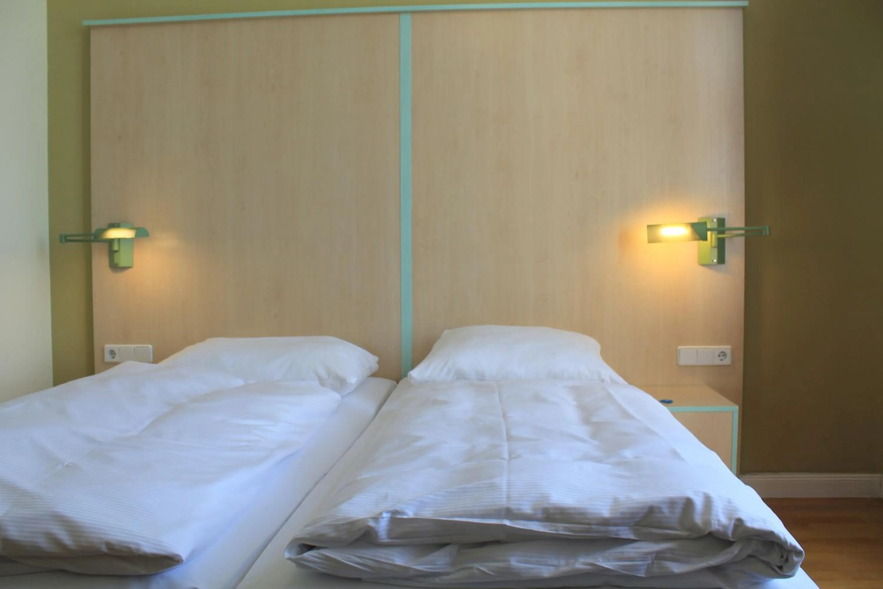 Bed in Hotel Hansablick