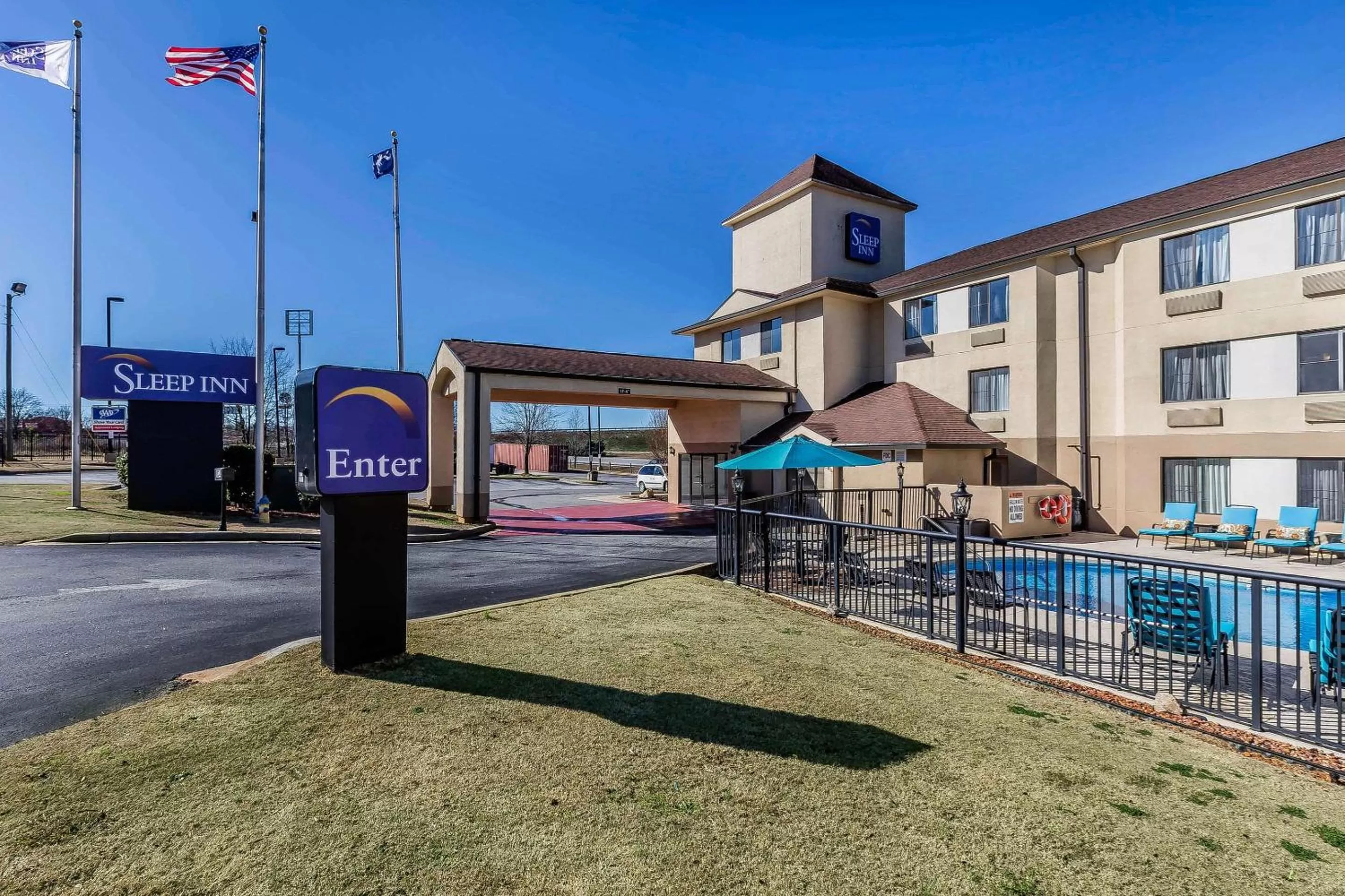 Property building in Sleep Inn Gaffney at I-85