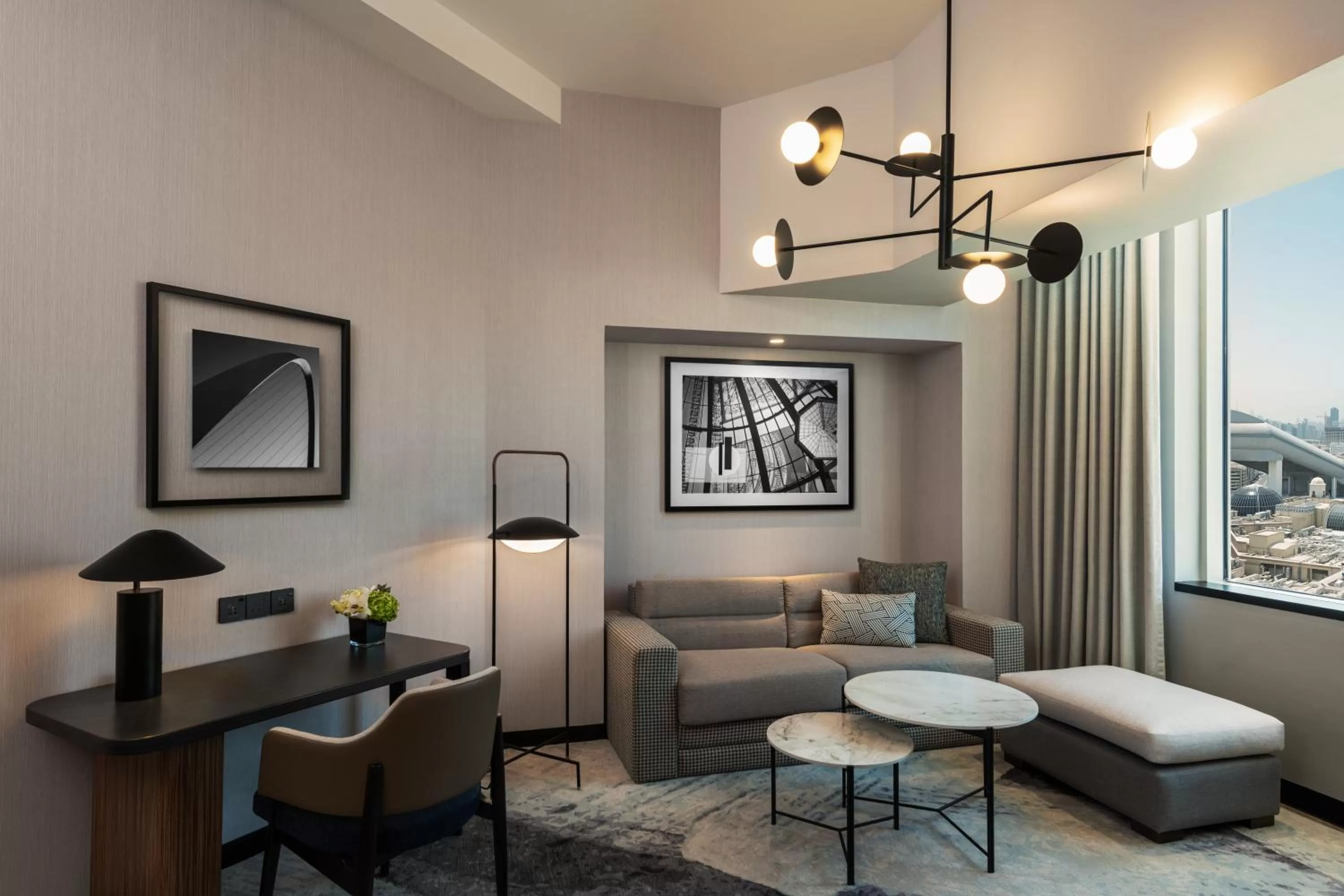 Living room in Sheraton Mall of the Emirates Hotel, Dubai
