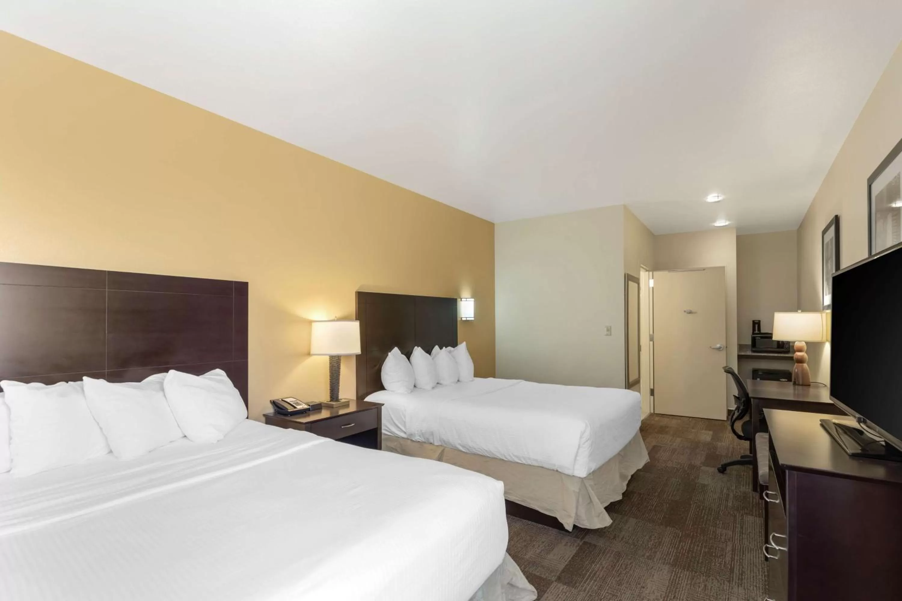 Bed in Best Western Pioneer